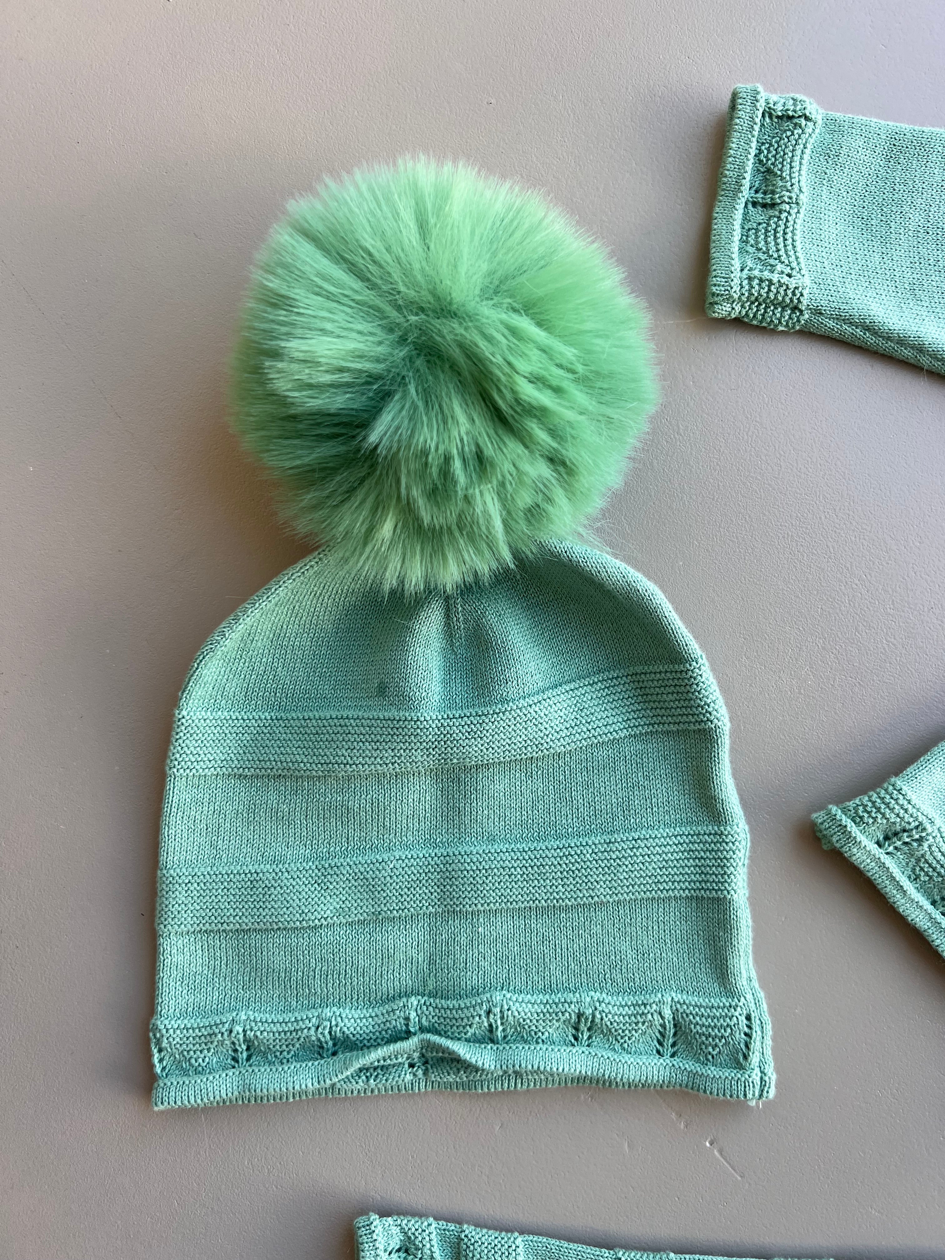 Green 100% Cotton 3 Pcs Set