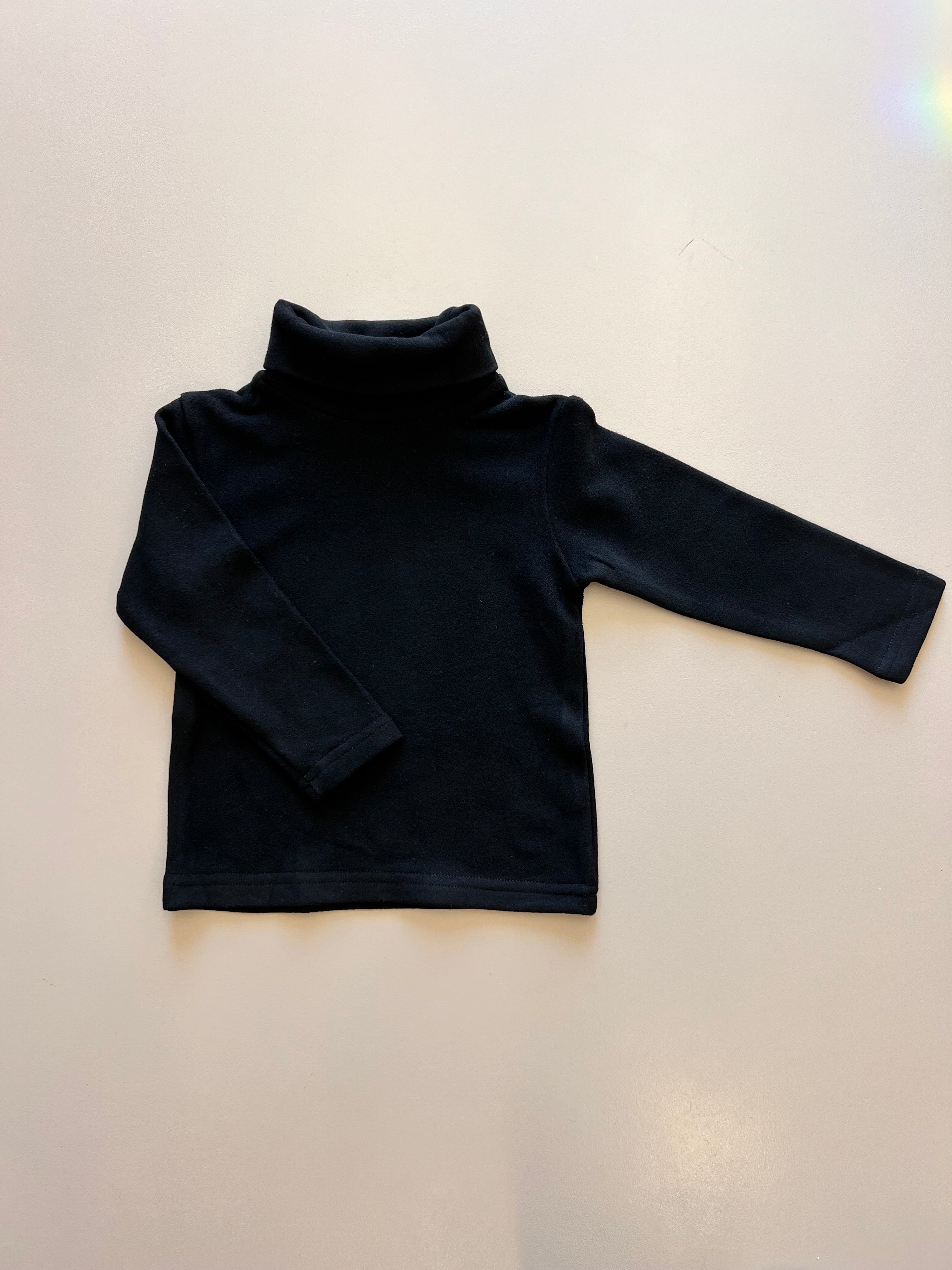 Black Turtle Neck Sweatshirt