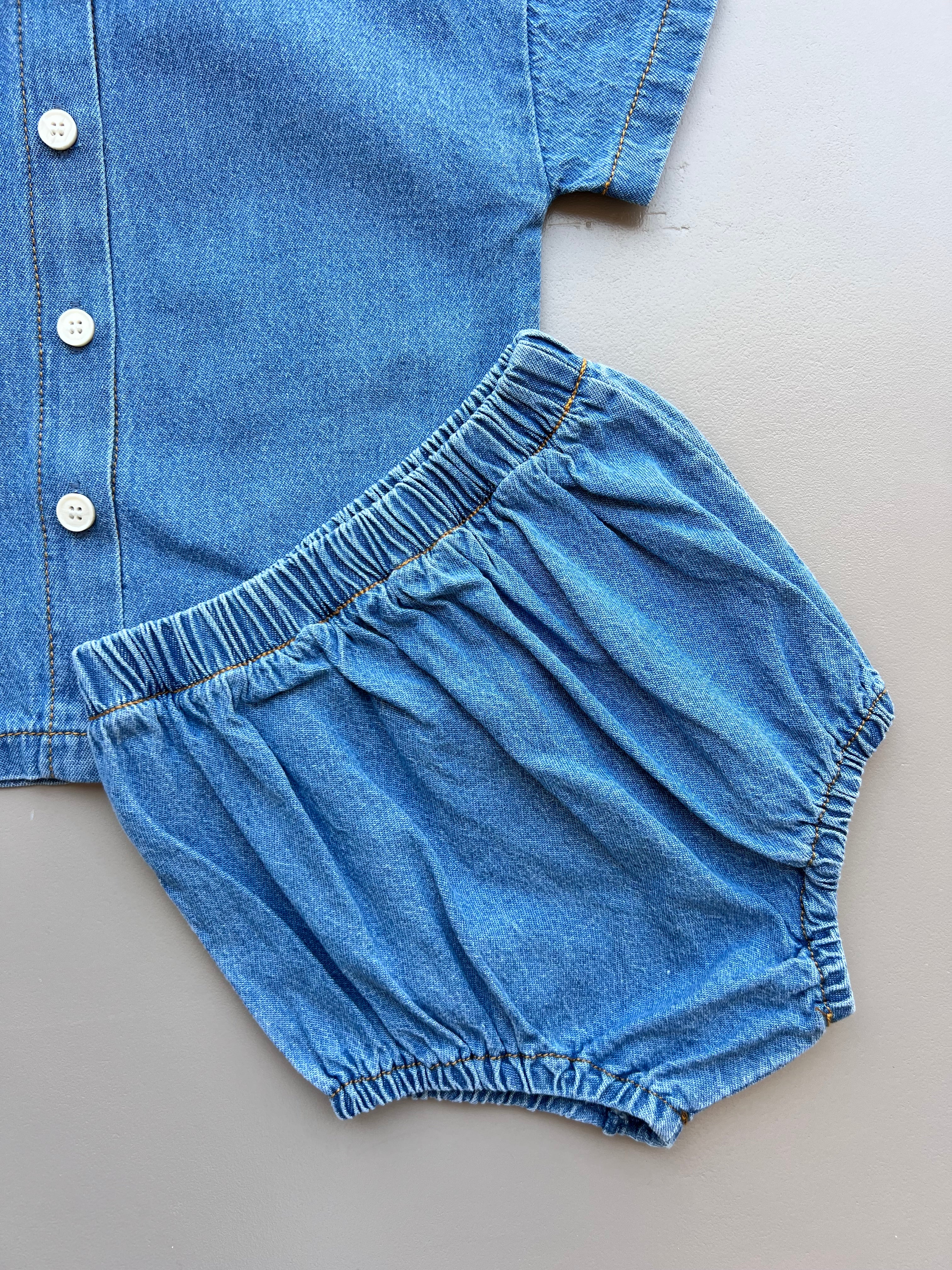Blue Jeans Collar 2pcs Set