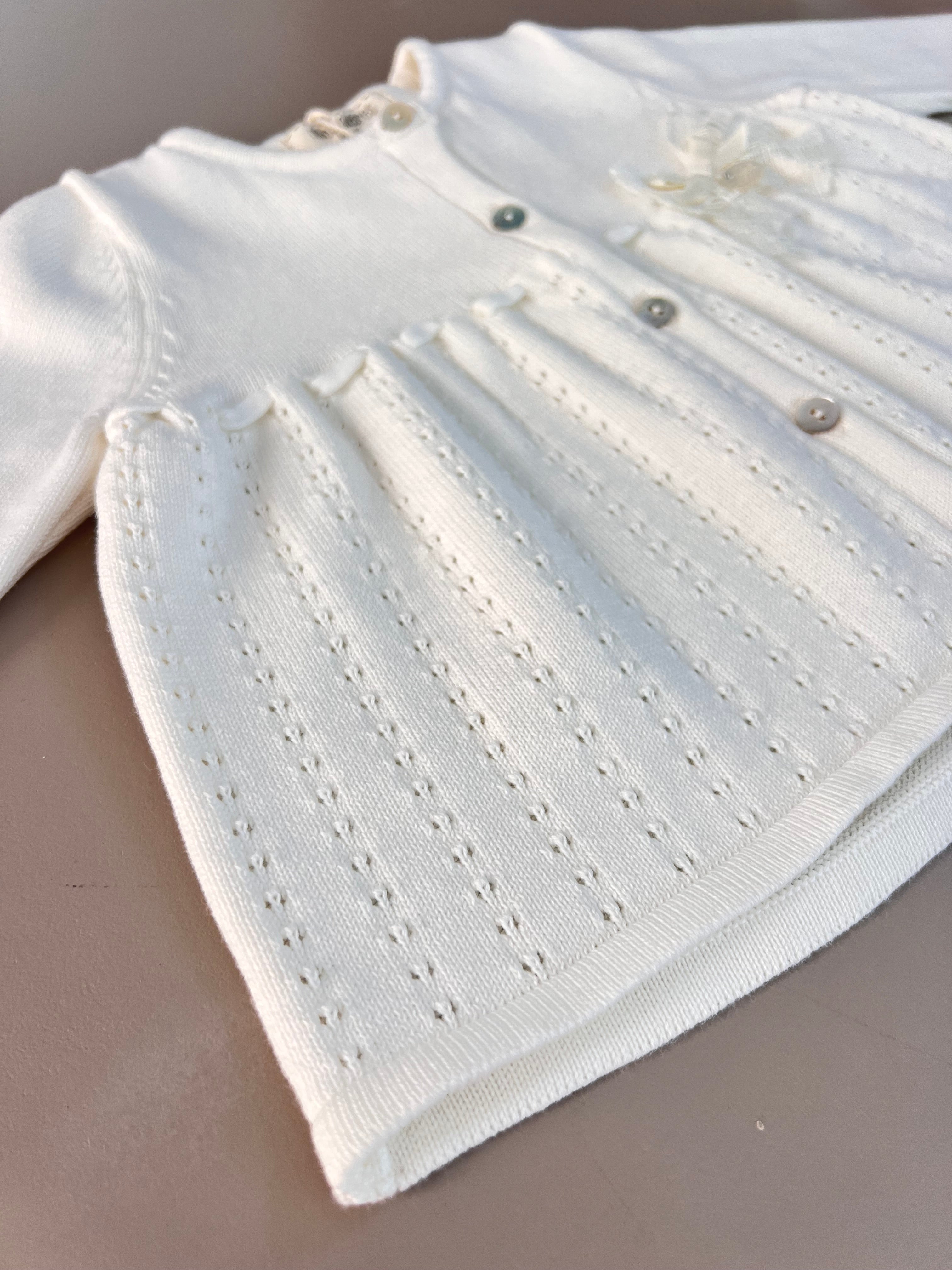 EAC Organic Cotton Knitted Salopettes With Jacket and Hat