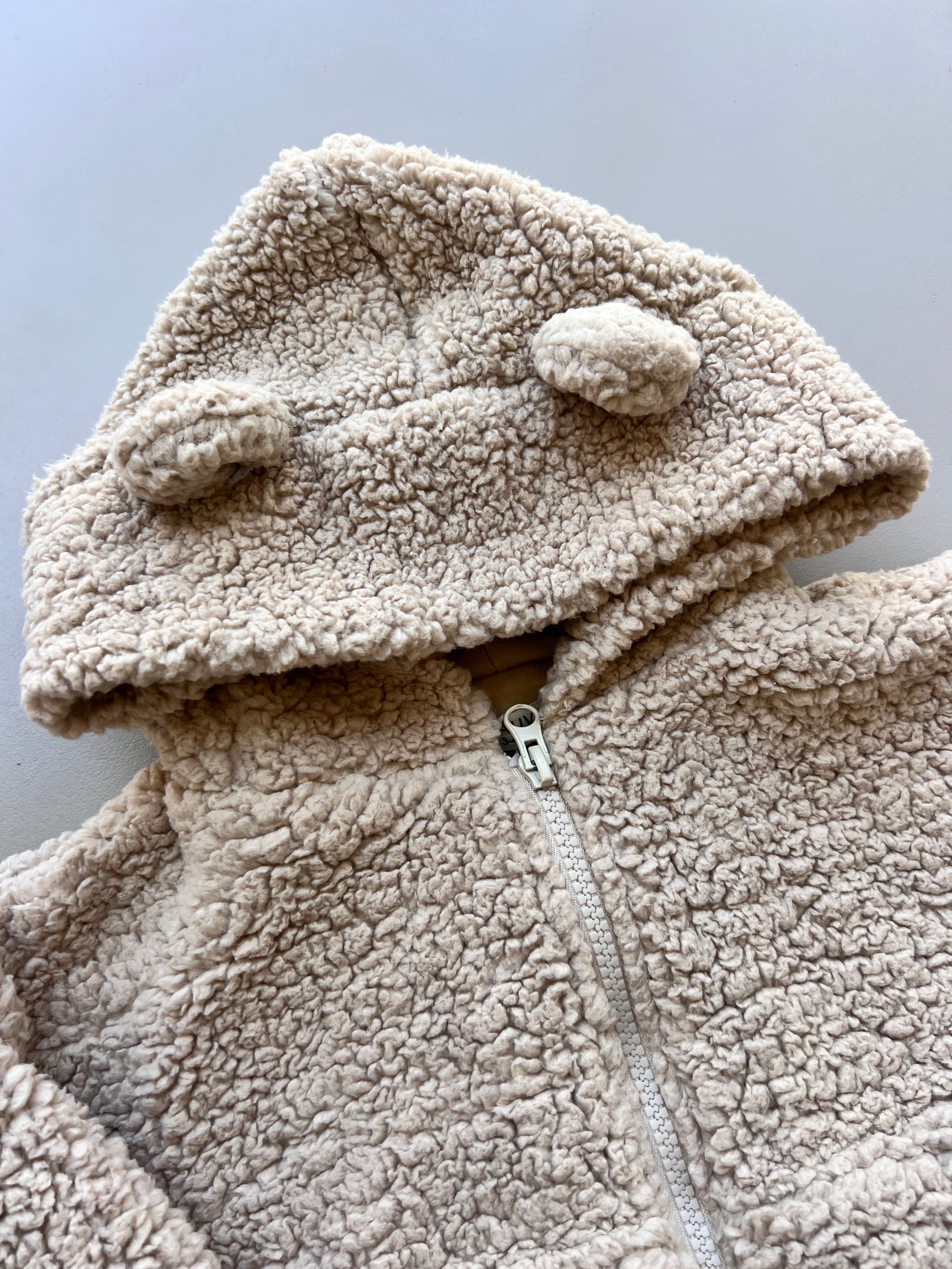 Beige Thick Wool Jacket