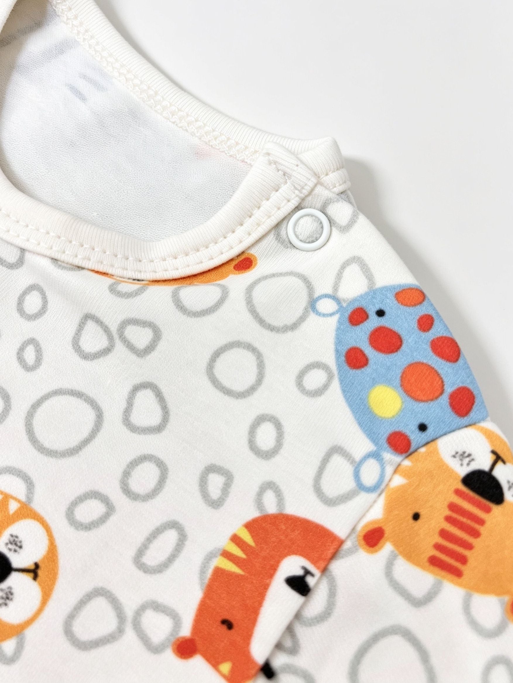 Beige Jungle GOTS™ Certified Organic Cotton Pyjama 2 Pcs Set