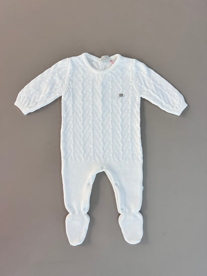 EAC Organic Cotton Knitted footed Overall