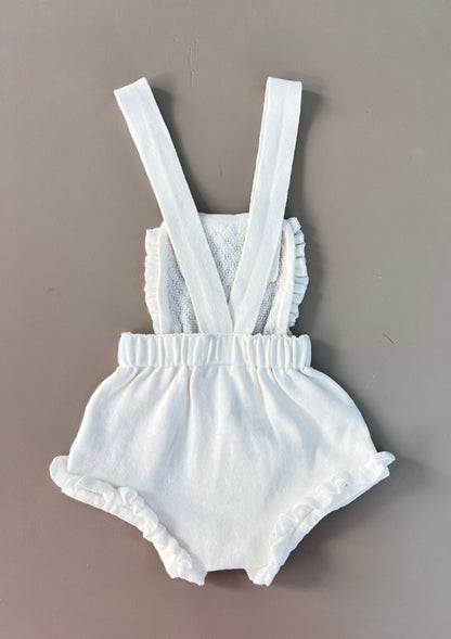 EAC Organic Cotton Knitted Salopettes With Jacket and Hat