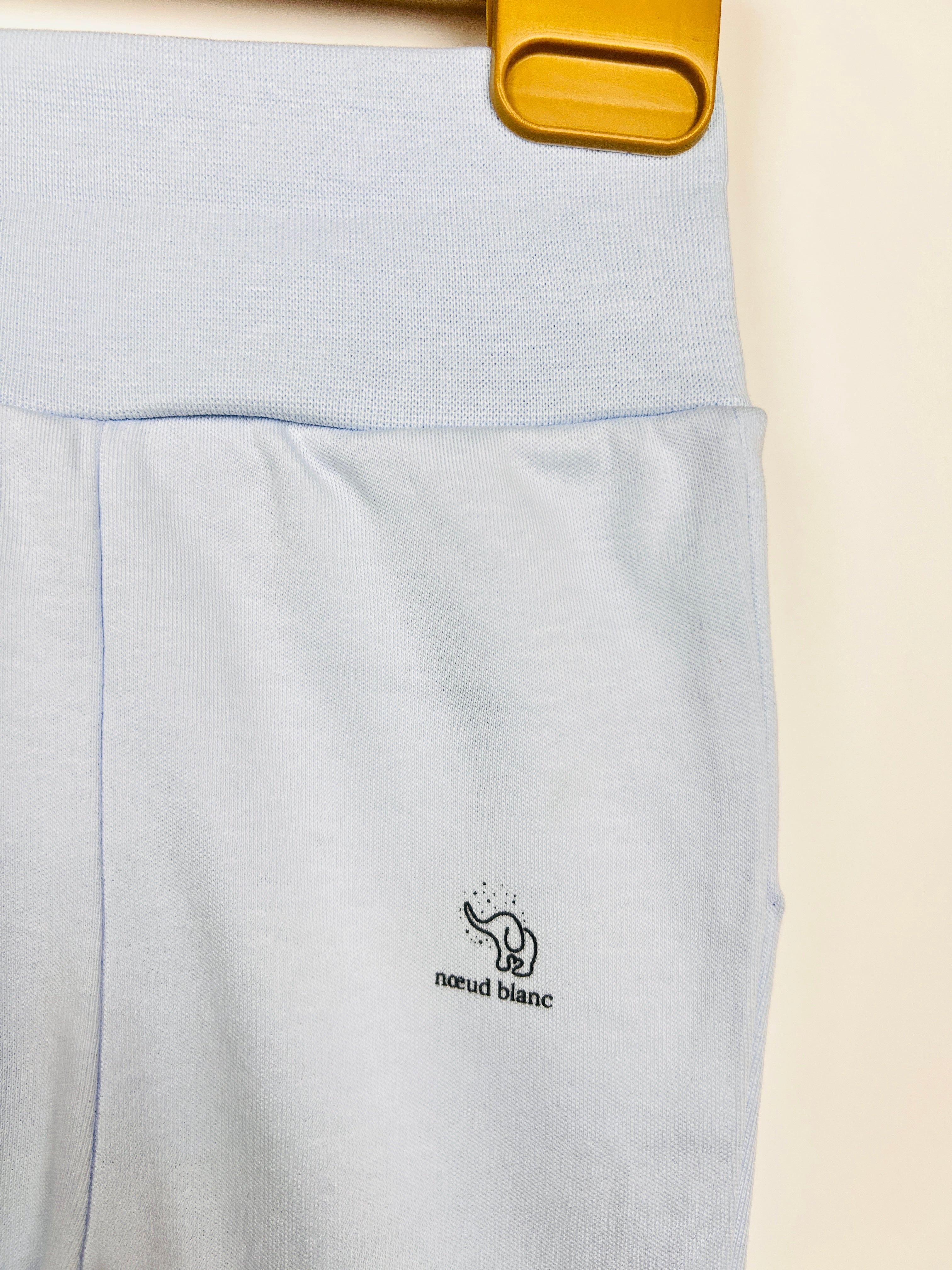 Nœud Blanc™ Organic Cotton High Waist Footed Pants