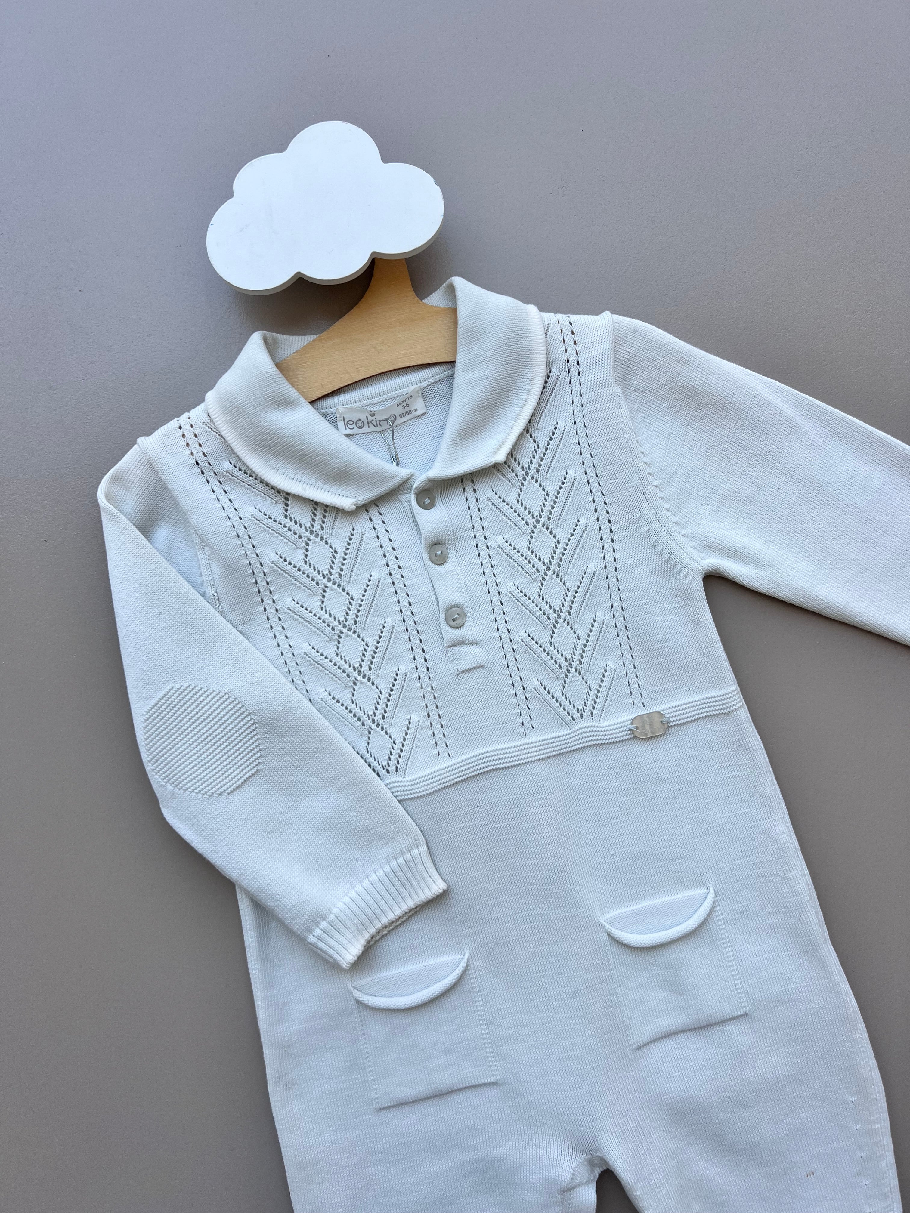 Baby Blue Organic Cotton  Overall