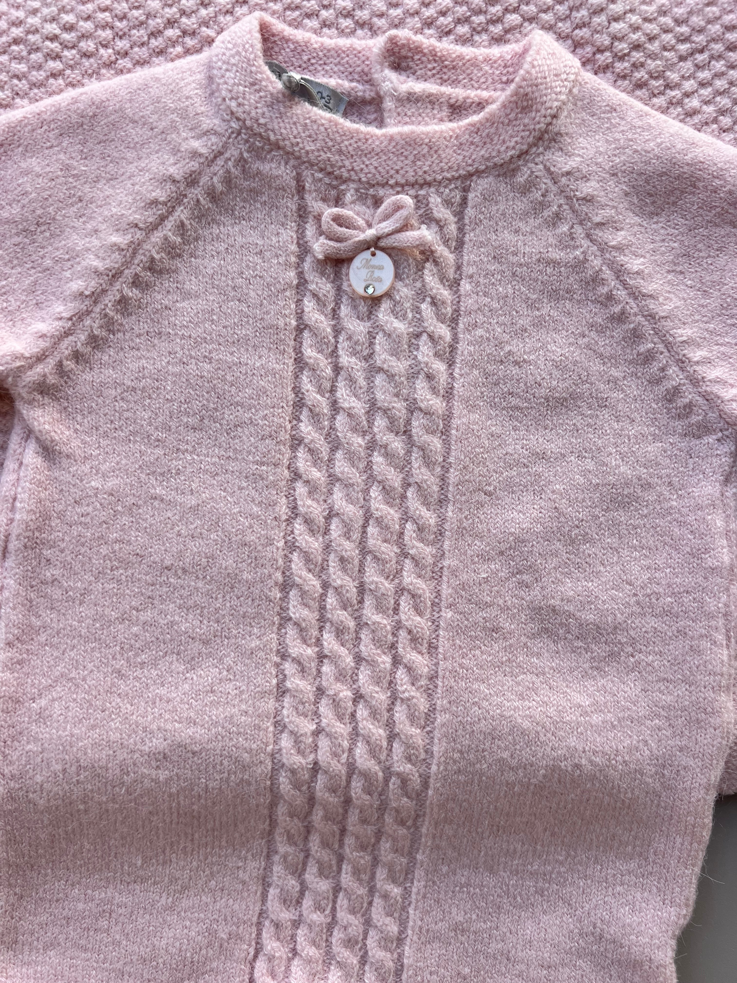 Pink Wool Polo Hospital Set 7 Pcs