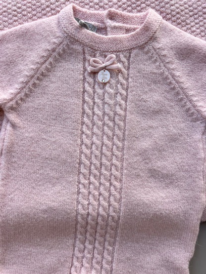 Pink Wool Polo Hospital Set 7 Pcs