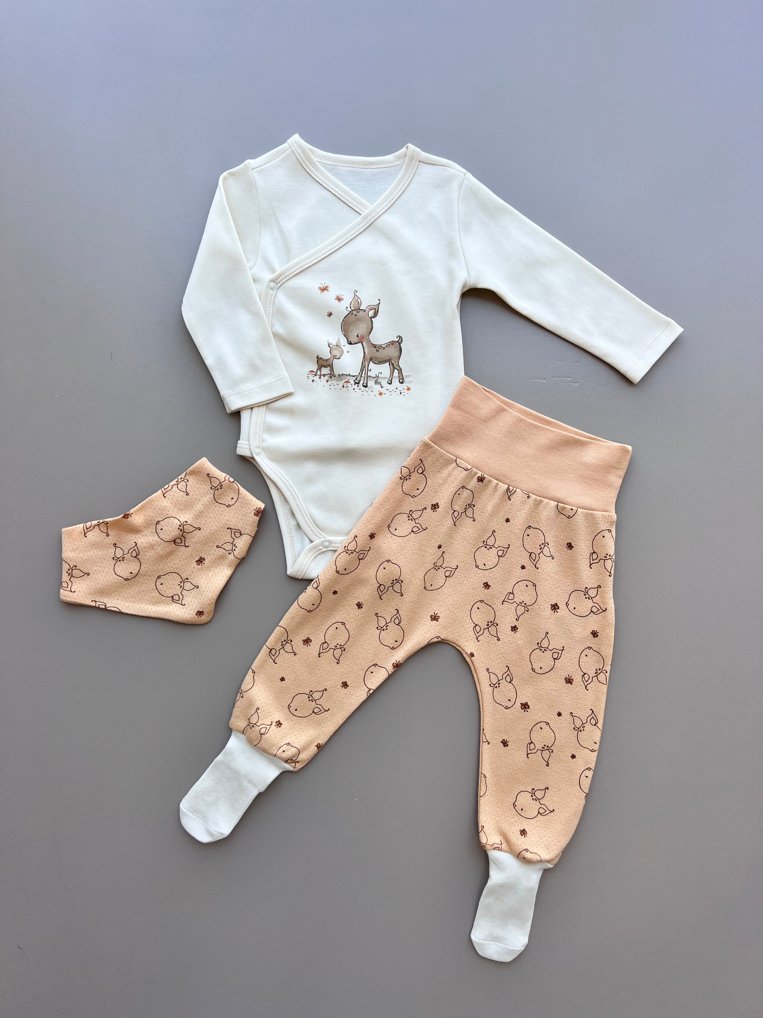 Bambi GOTS™ Certified Organic Cotton 3 Pcs Set