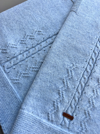 Blue Wool Blanket