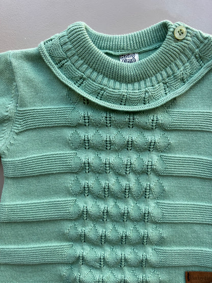 Green 100% Cotton 3 Pcs Set