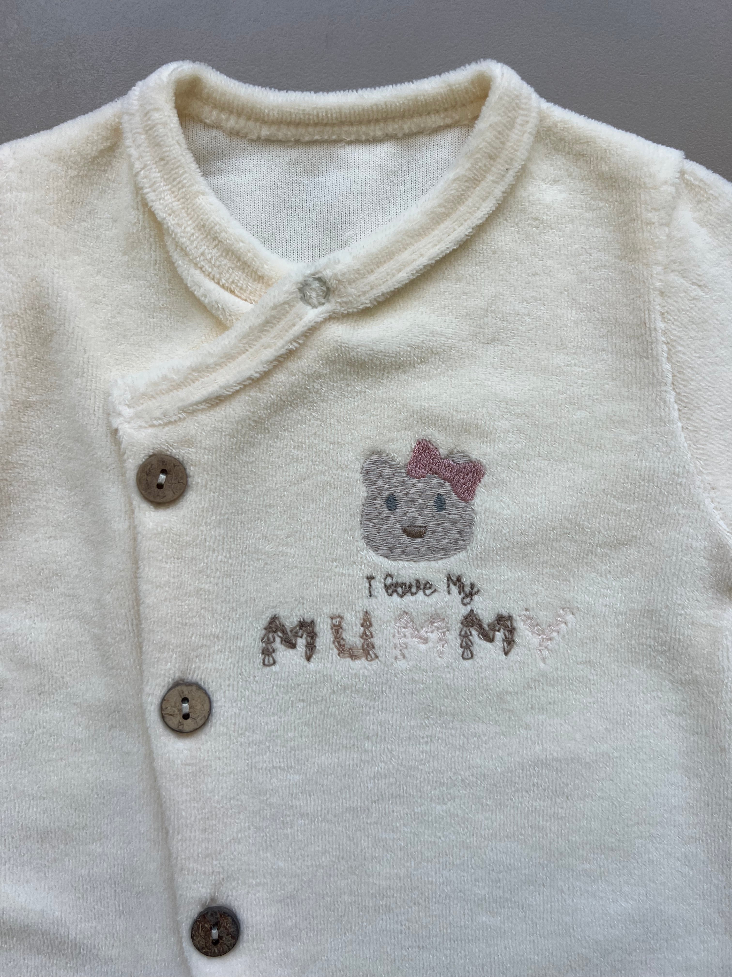GOTS™ Certified Organic Cotton Velvet Overall With Wooden Buttons