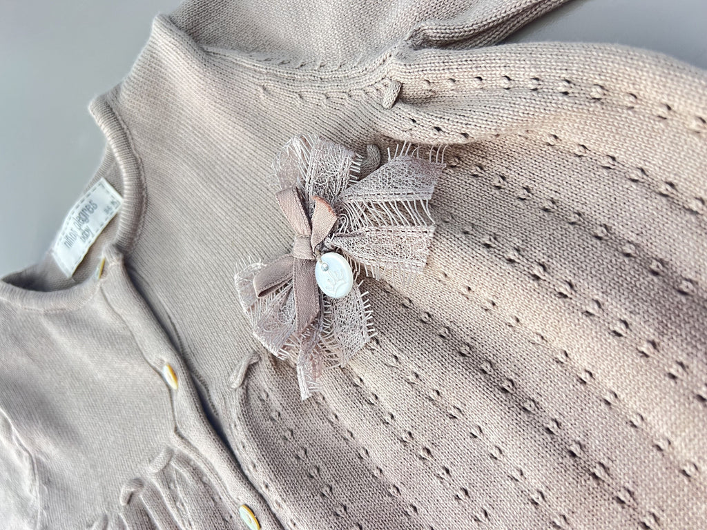 EAC Organic Cotton Knitted Salopettes With Jacket and Hat