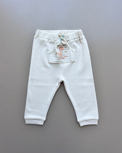 Beige Organic Cotton Pant
