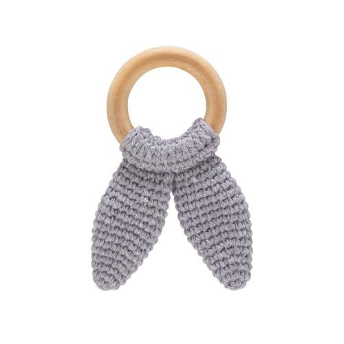 Gray Wooden Teether - La Farandole Paris