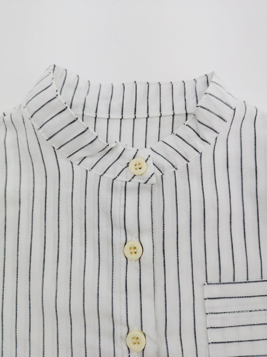 Stripped Overall Shirt