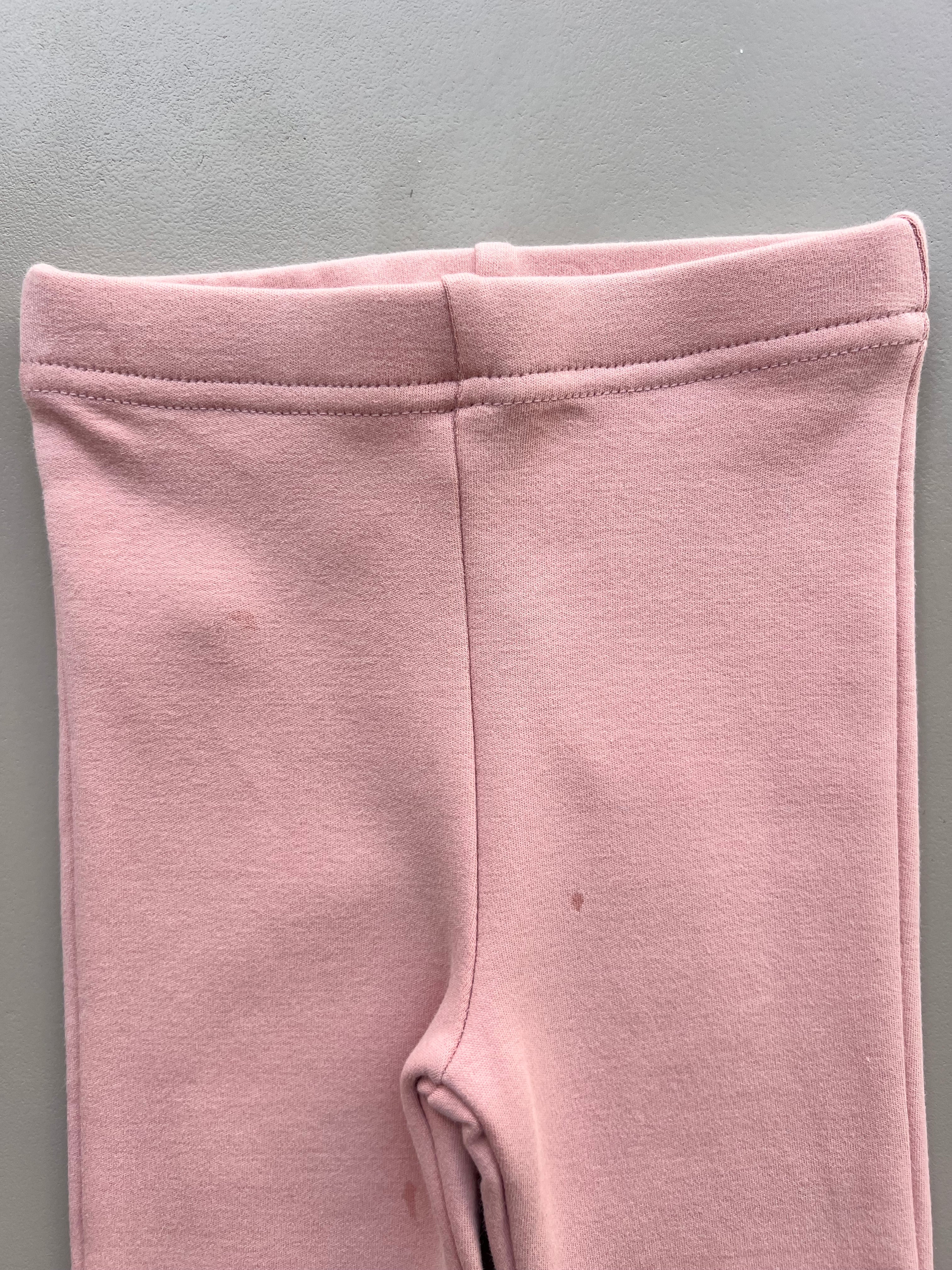 Flared Knit Trousers Fur Inside