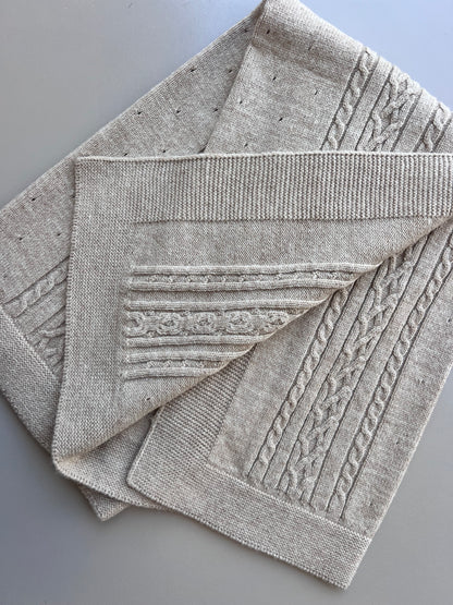 Brown Natural Wool Blanket