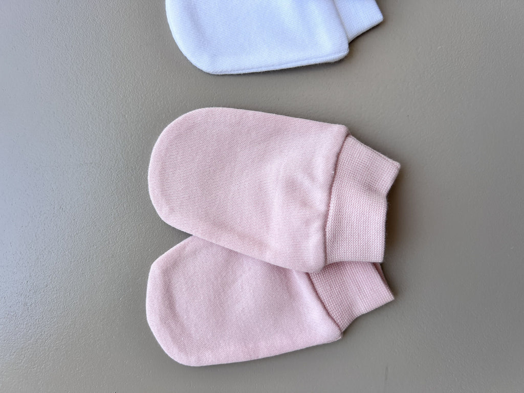 GOTS™ Certified Organic Cotton Mittens 2 Pcs Pack