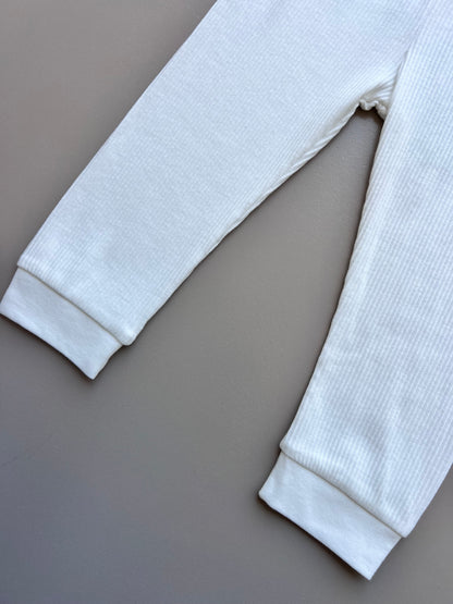 Off White Organic Cotton Pant
