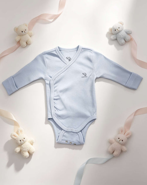 Nœud Blanc™ Thin Organic Cotton Double Breasted & Double Size Long Sleeves Body