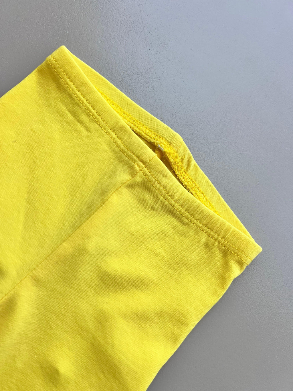 Yellow Basic Pants