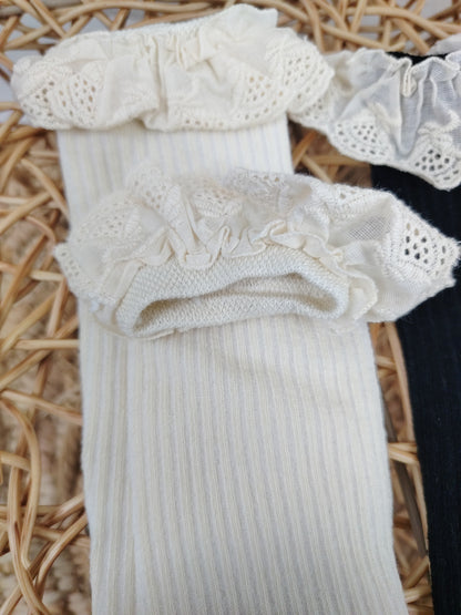 Ruffle Long Socks