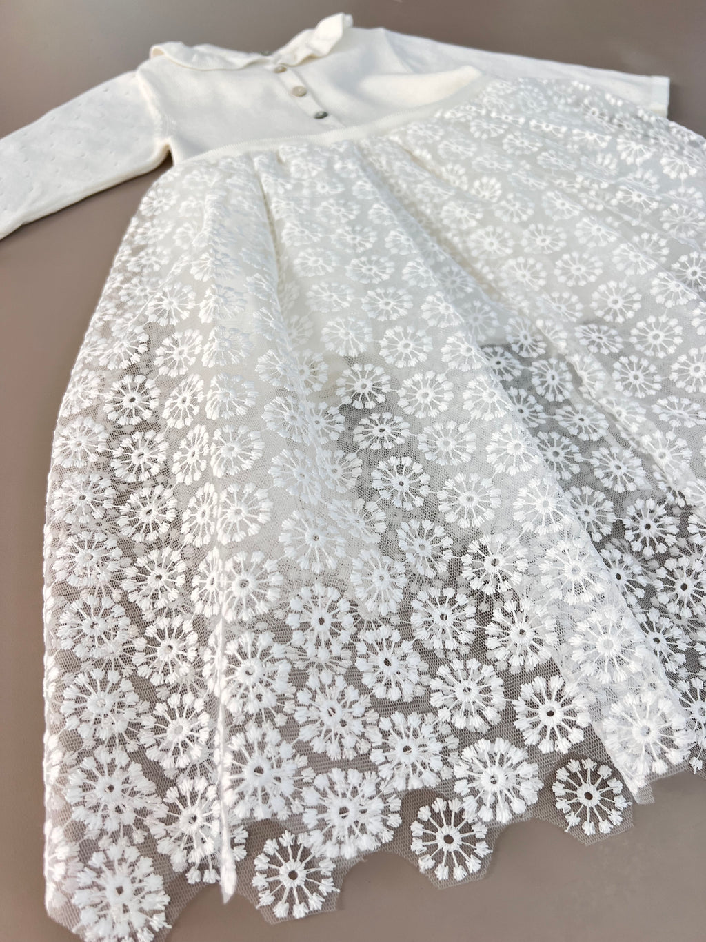 Bridal Dentelle Maxi White Dress