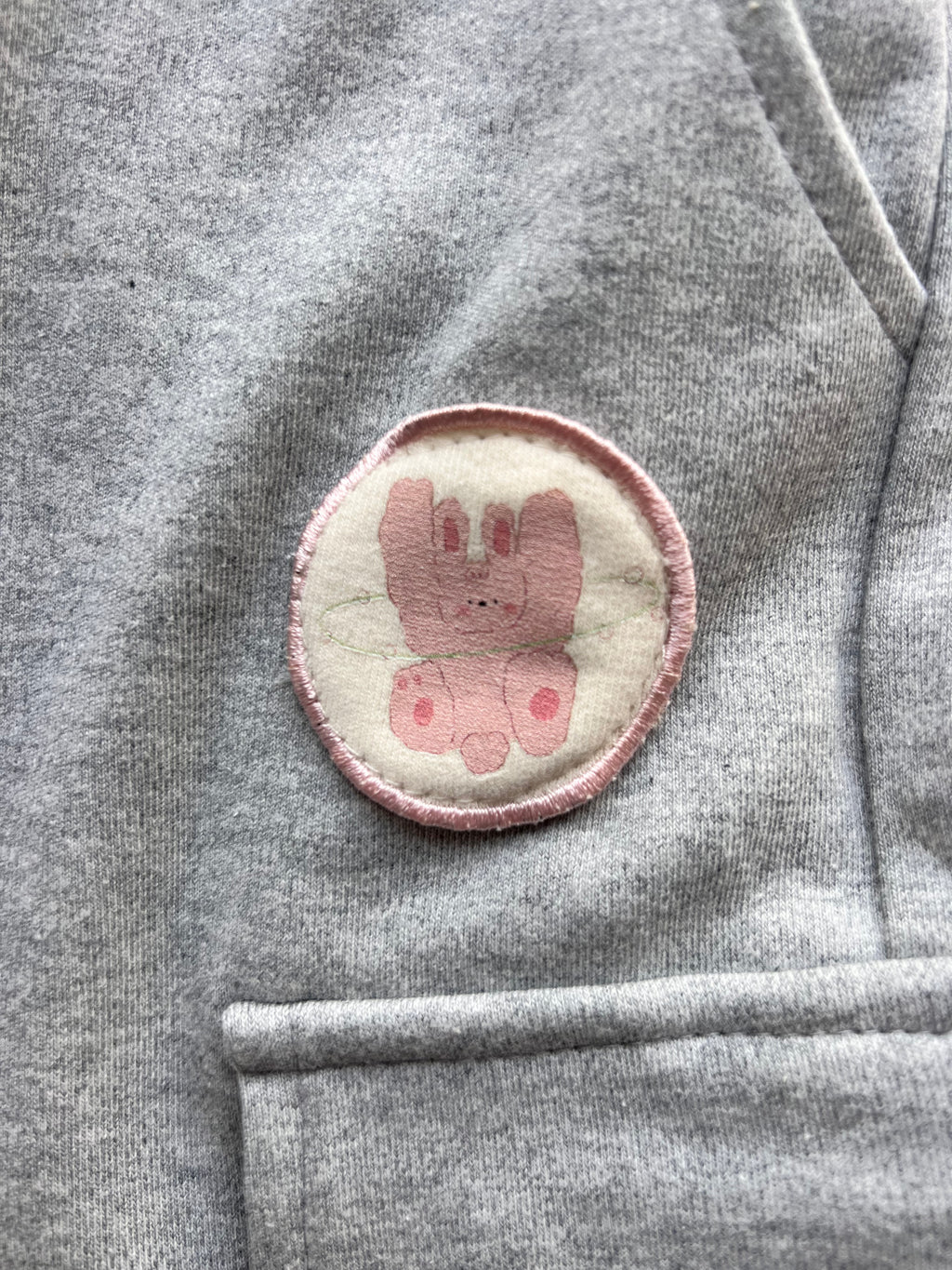 Rabbit Thick Cotton Hoodie 2 Pcs Set