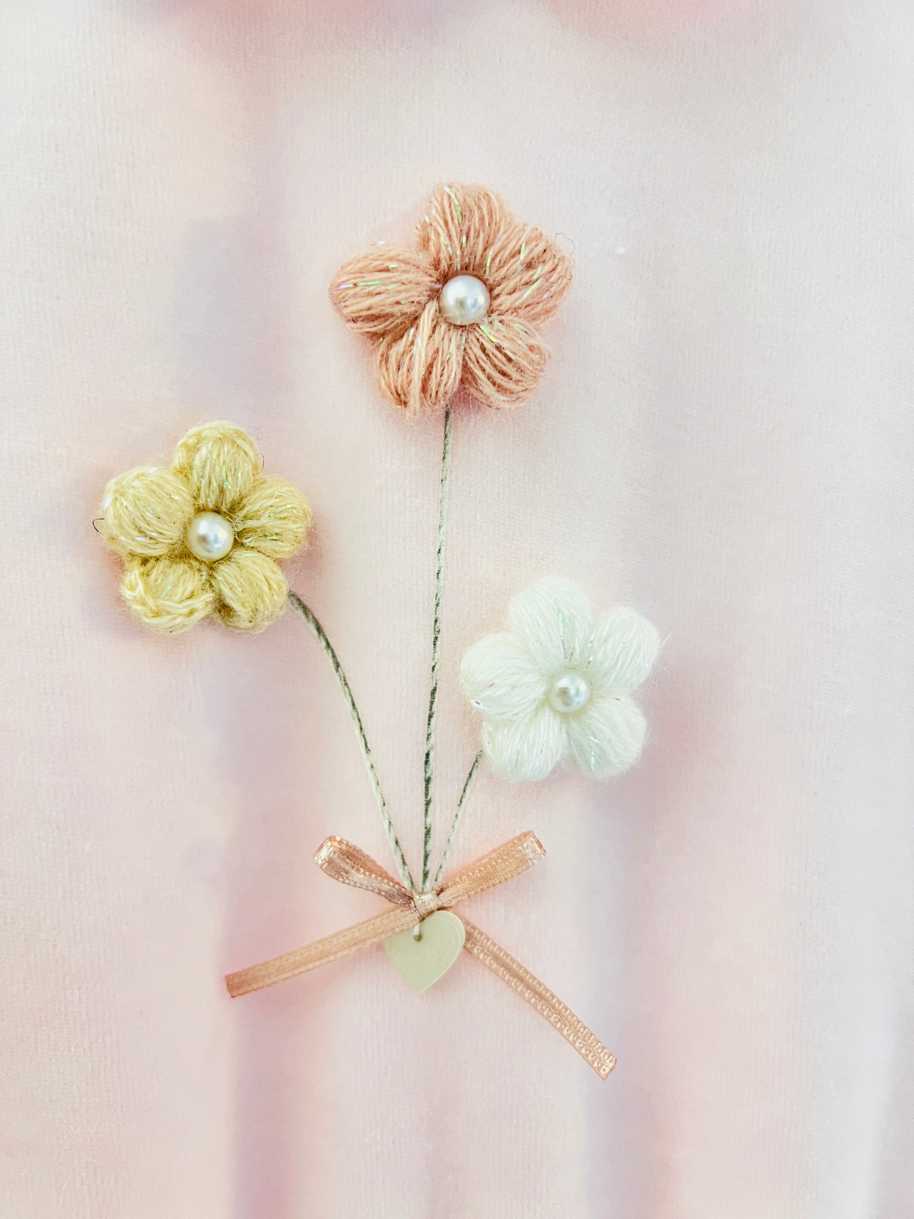 Flower Velvet Footed Overall