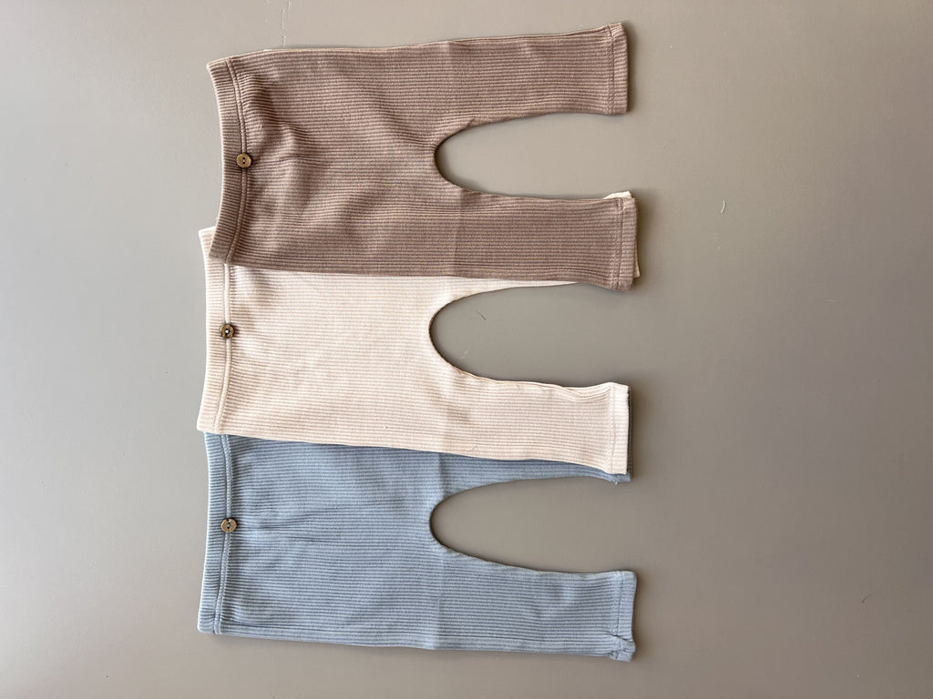 Cotton Button Trousers