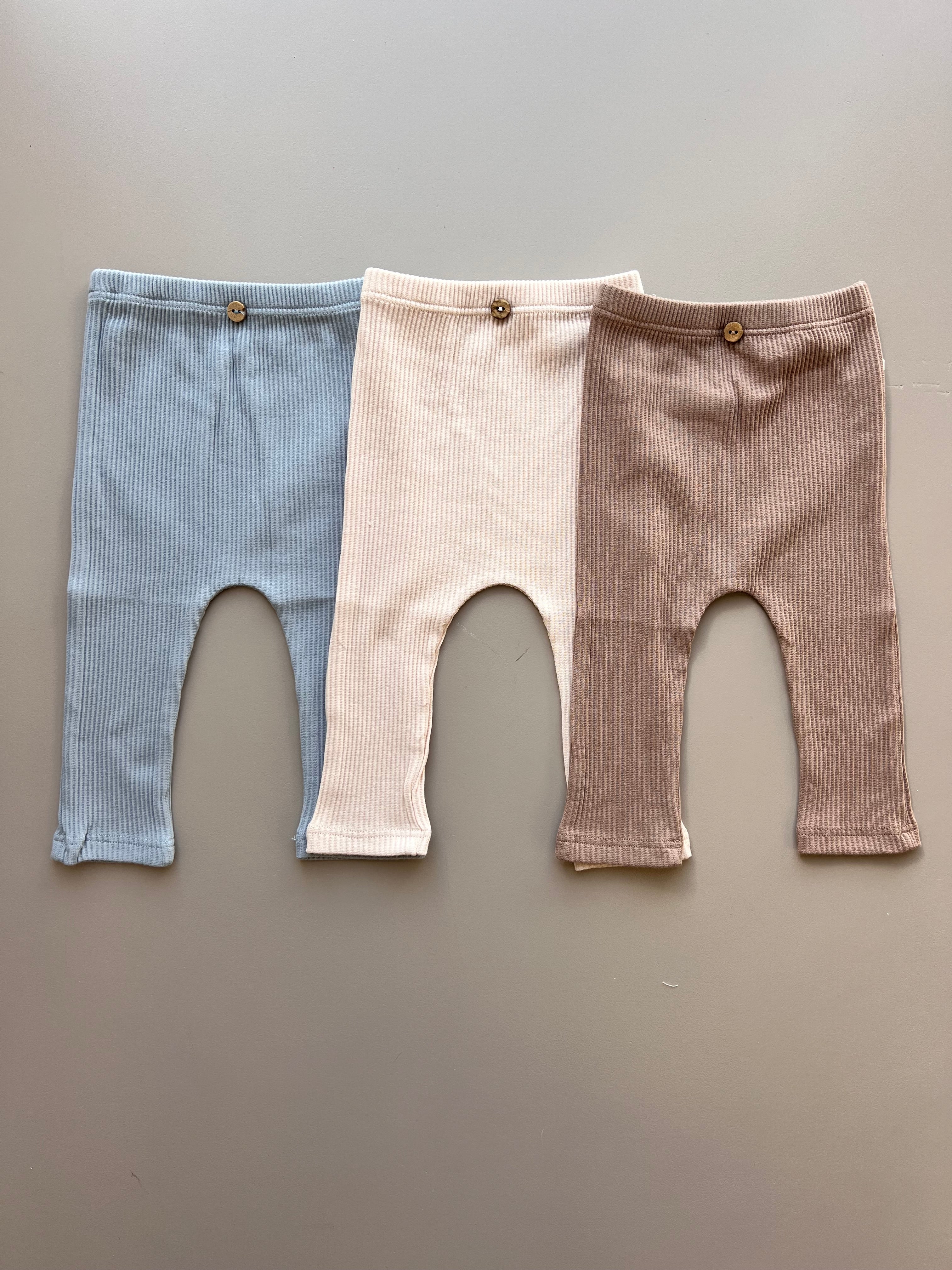 Cotton Button Trousers