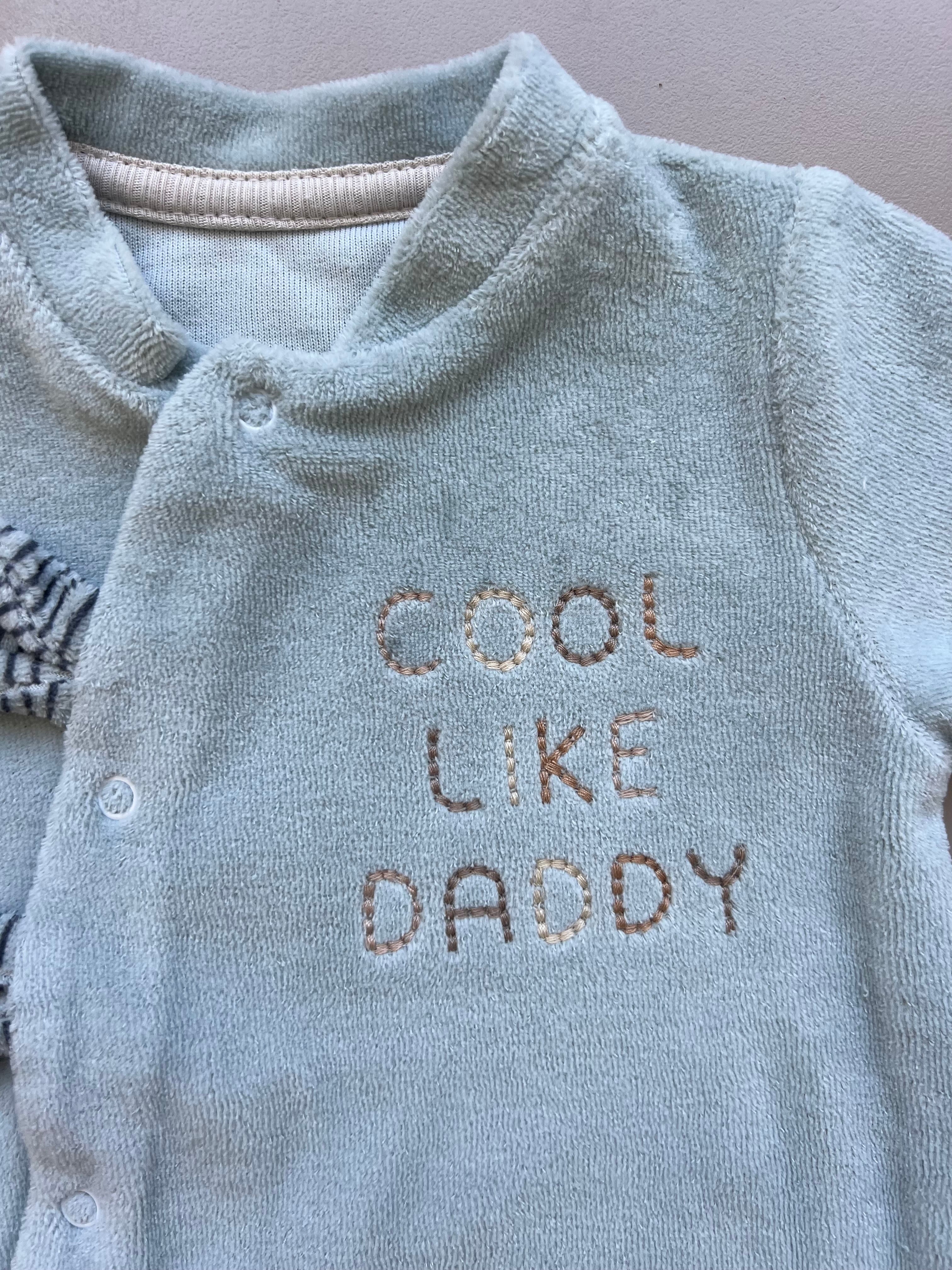 GOTS™ Certified Organic Cotton Velvet Overall With Snap Buttons
