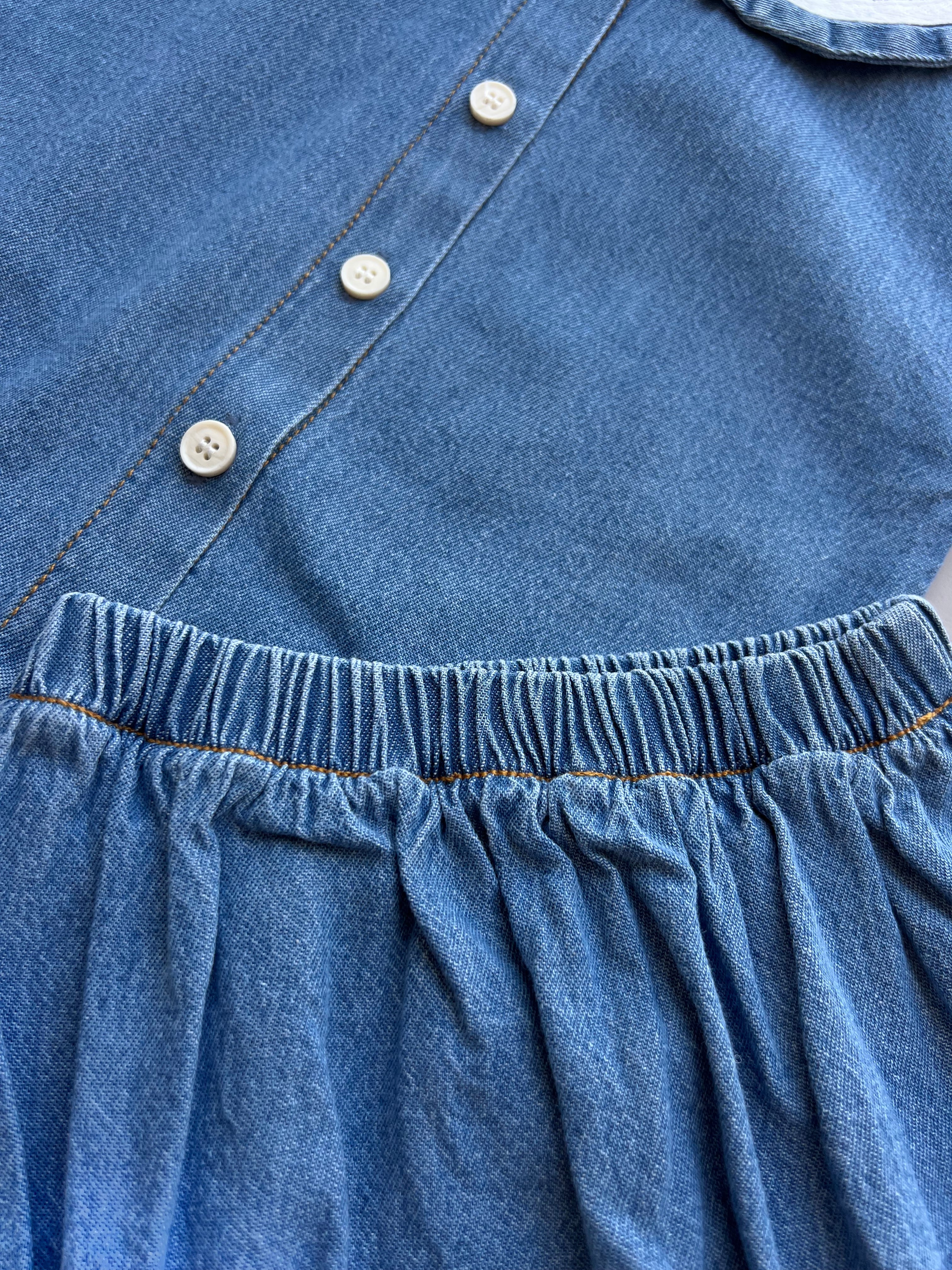 Blue Jeans Collar 2pcs Set