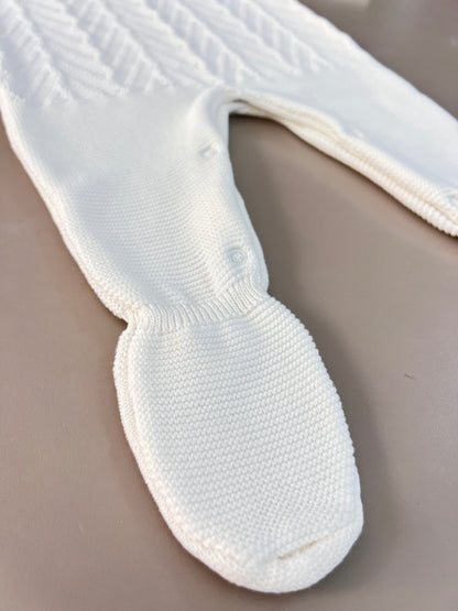 EAC Organic Cotton Knitted footed Overall
