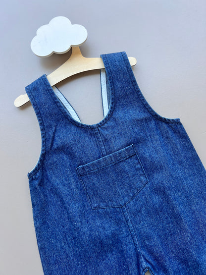 Navy Jeans Salopettes