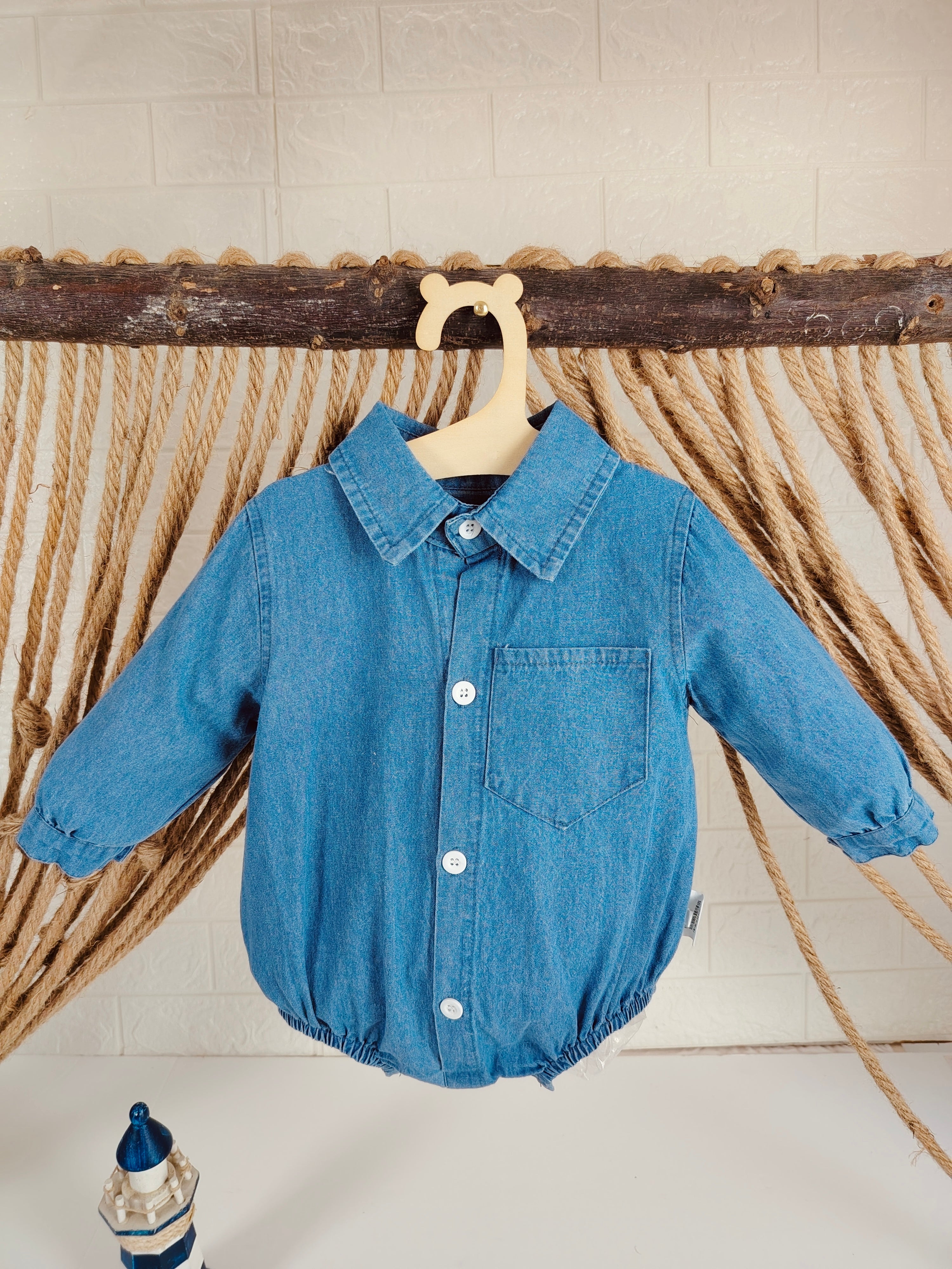 Blue Jeans Romper