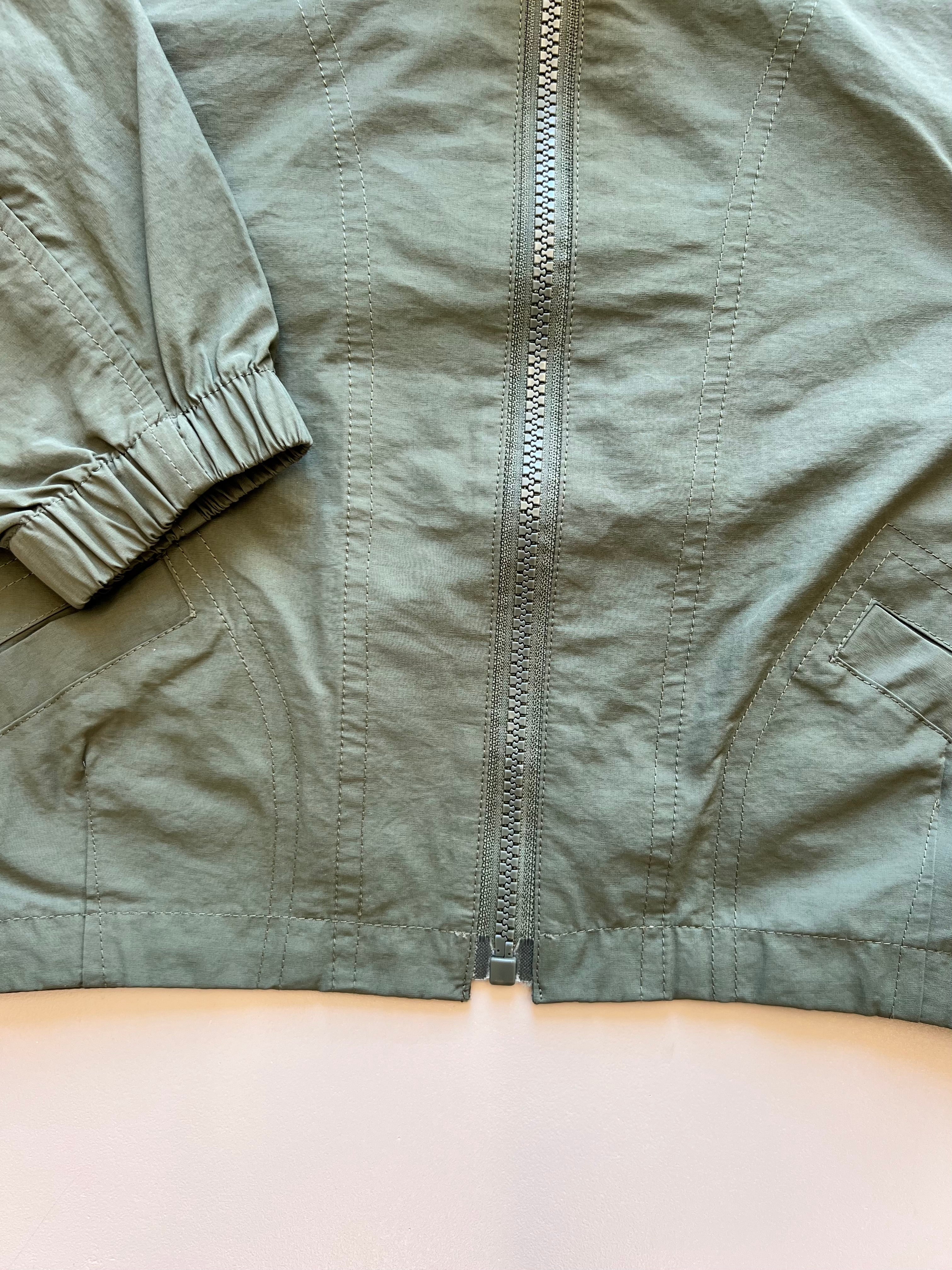 Green Rain Coat