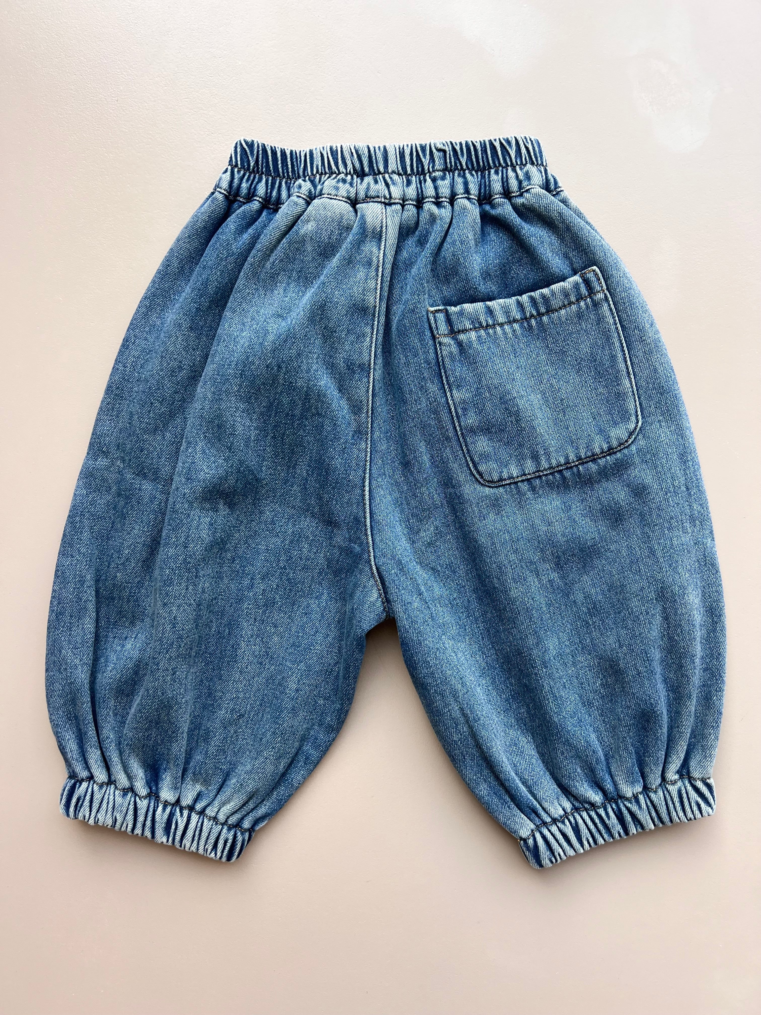 Blue Denim Jeans Fur Inside