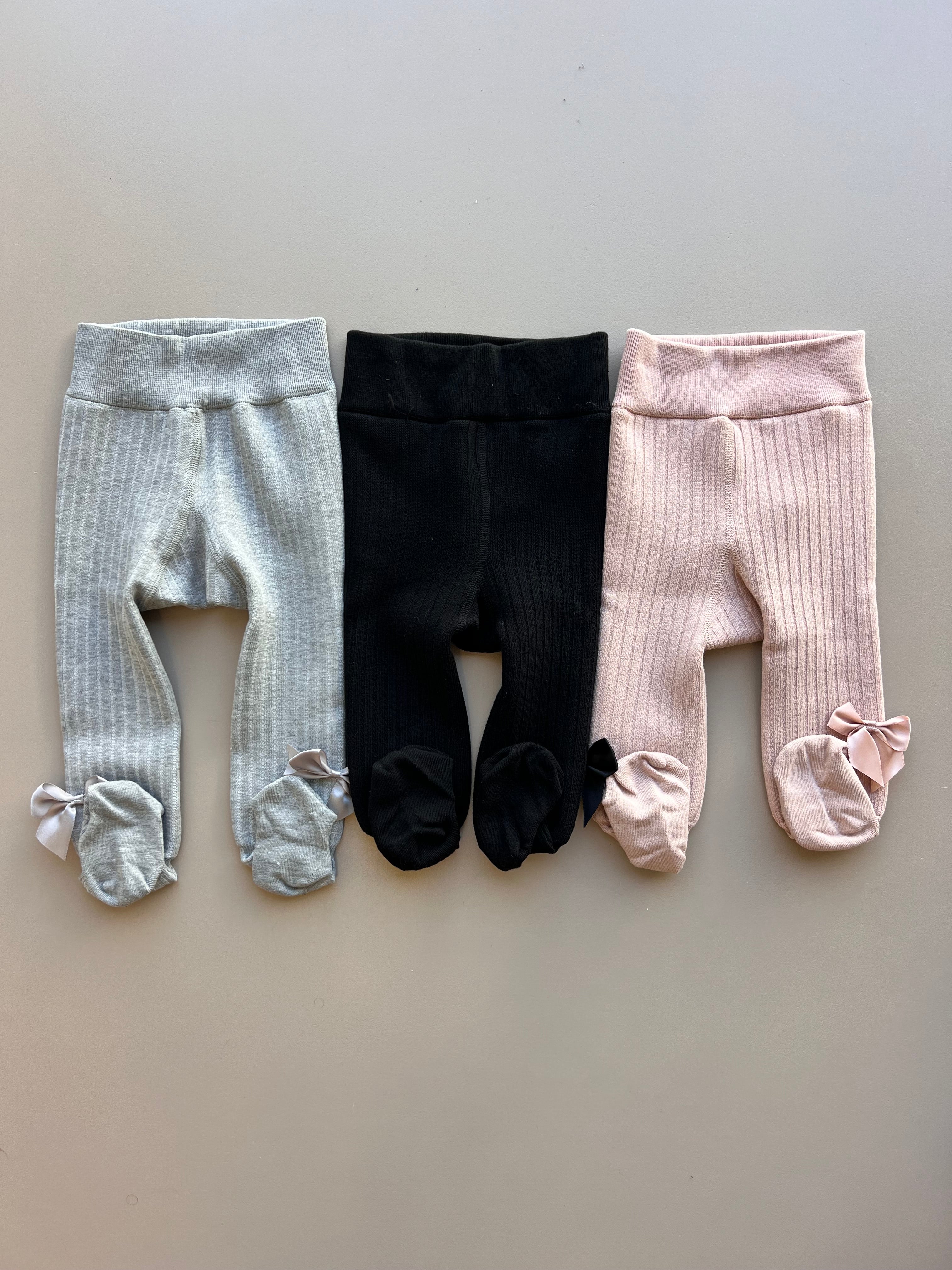 Winter Fleece Bow Tights