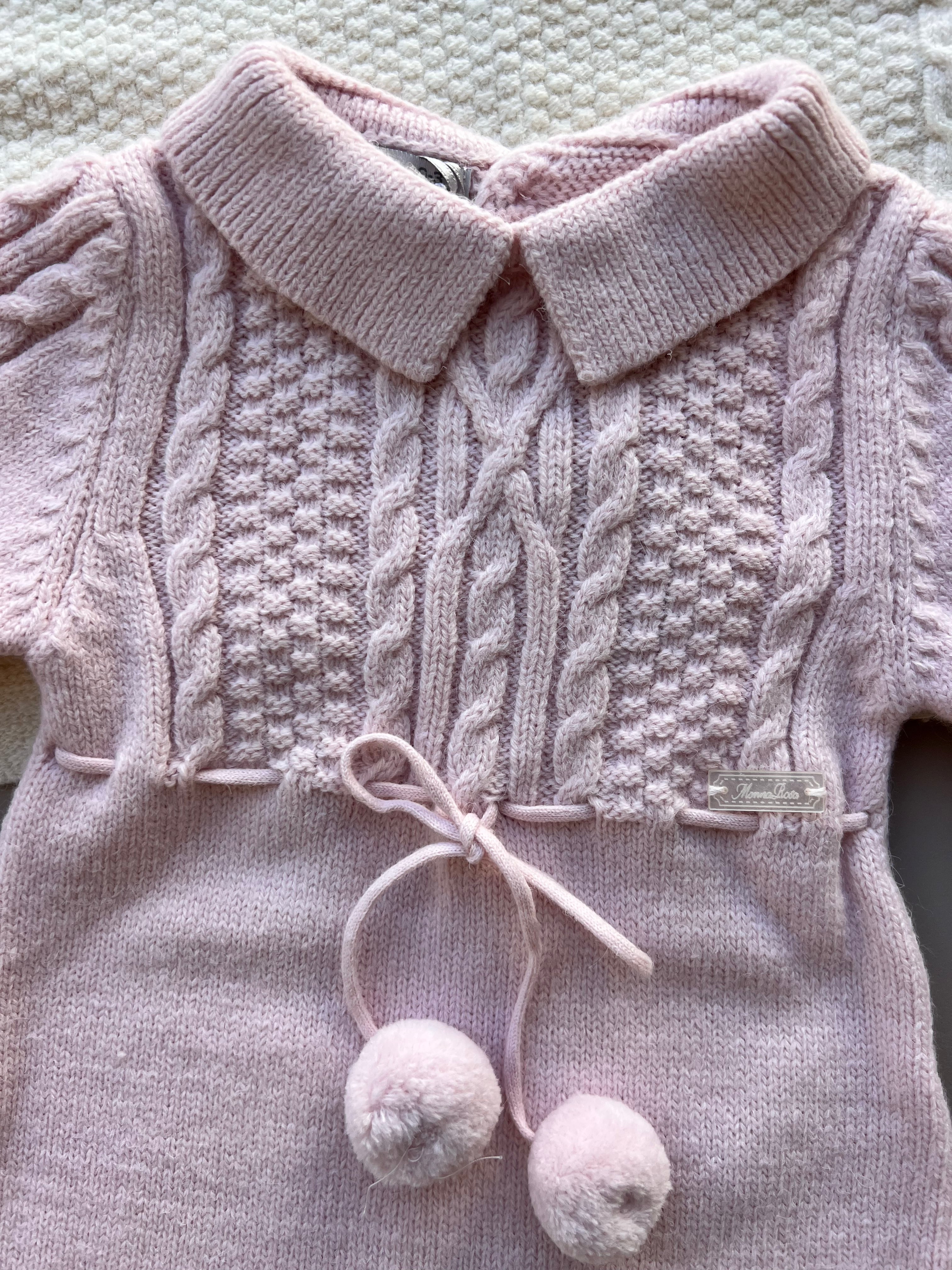 Pink Wool Polo Hospital Set 8 Pcs