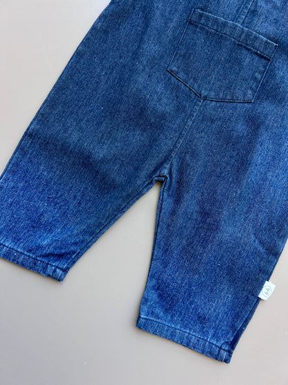 Navy Jeans Salopettes