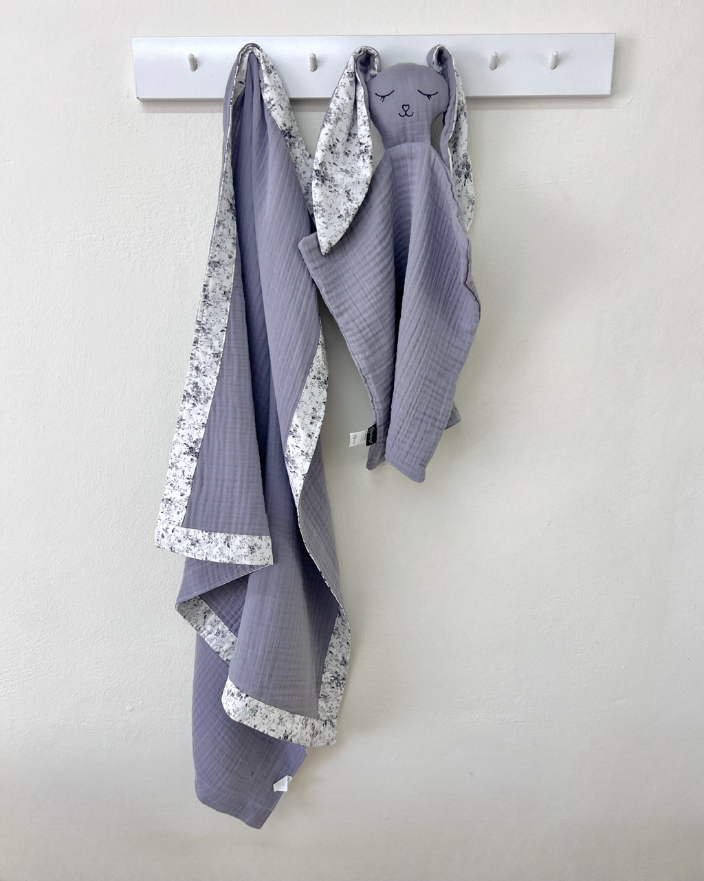 Gray Muslin Blanket