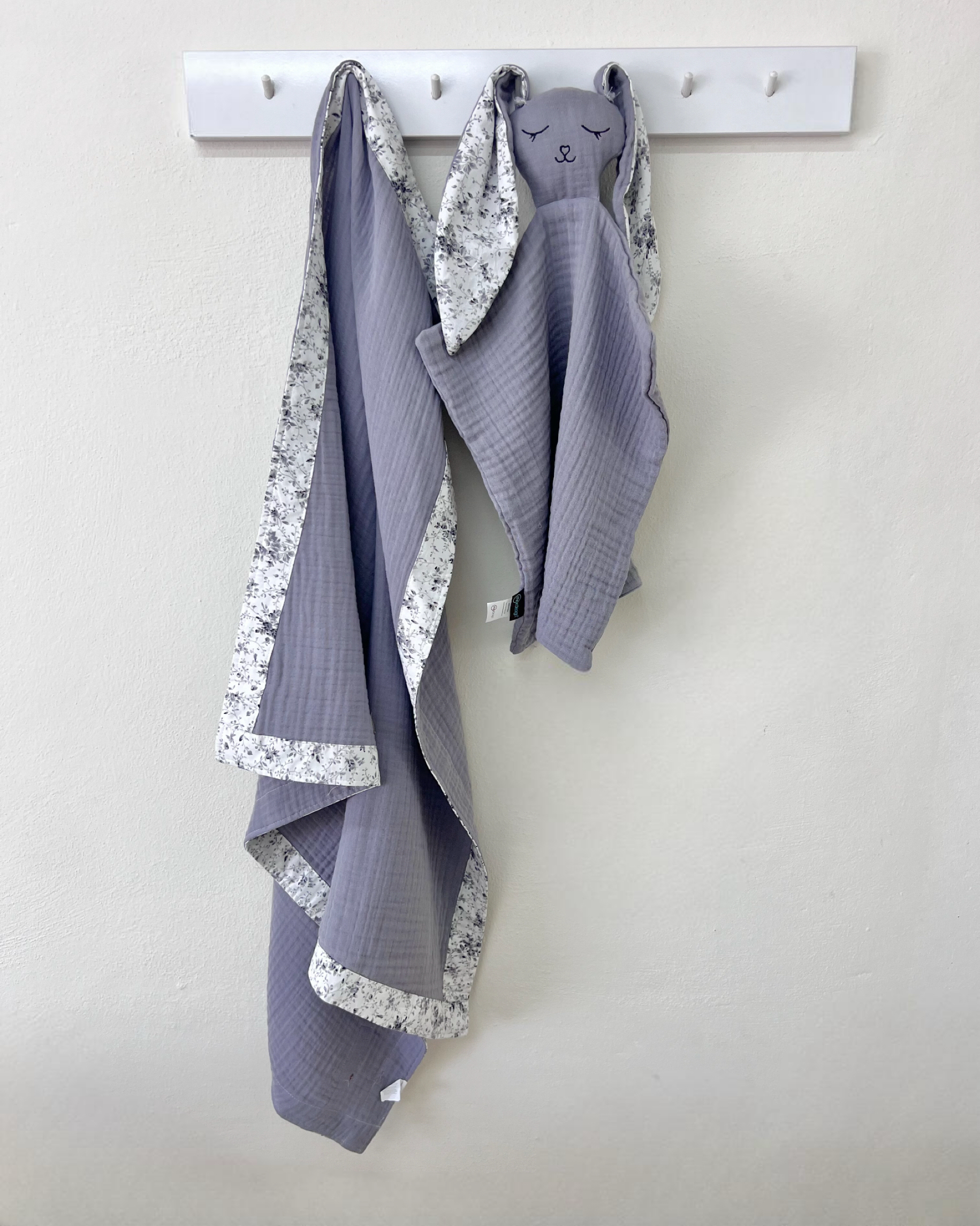 Gray Muslin Blanket