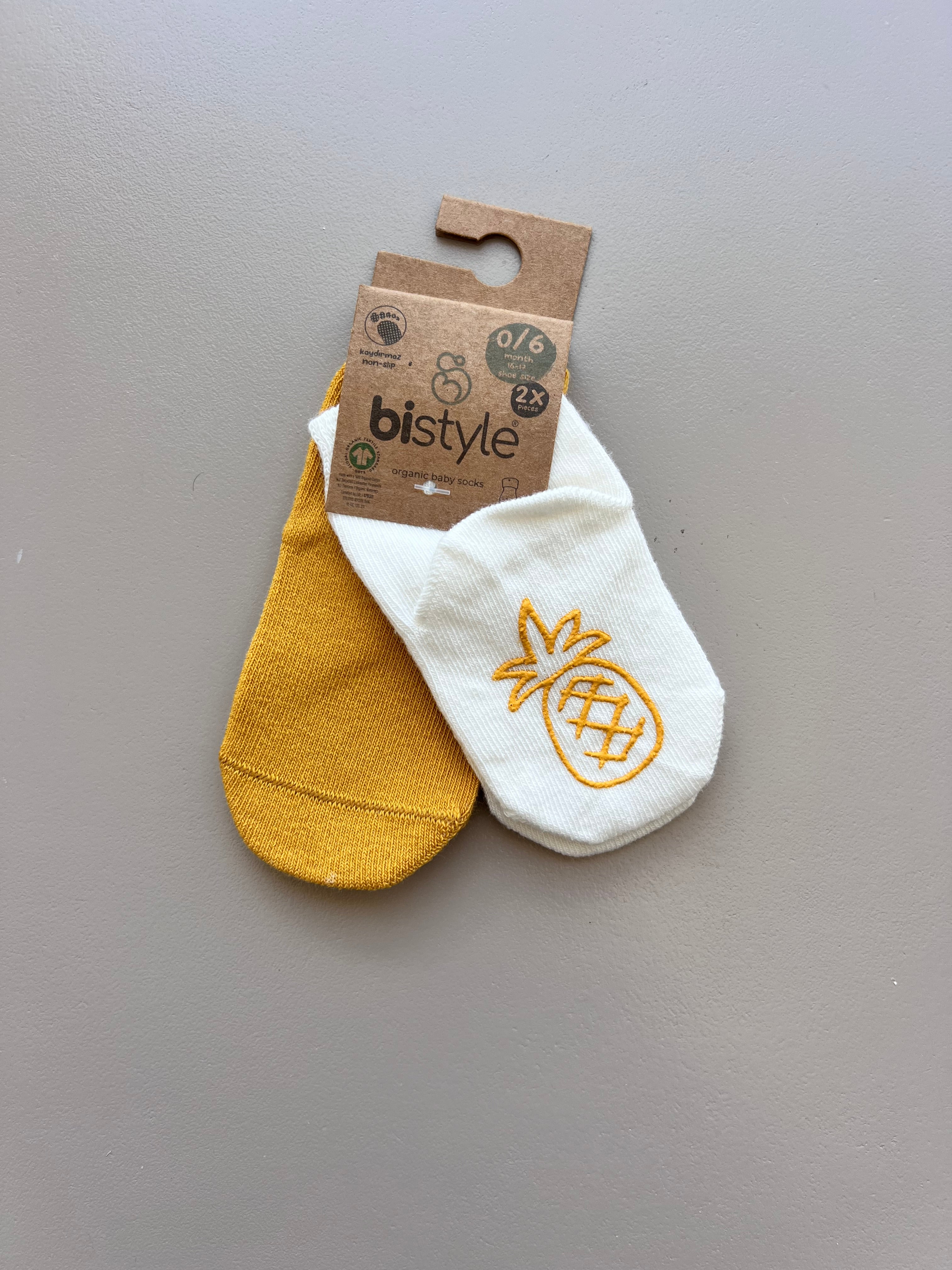 Anti-Slip Fruit Socks 2 Pcs Pack