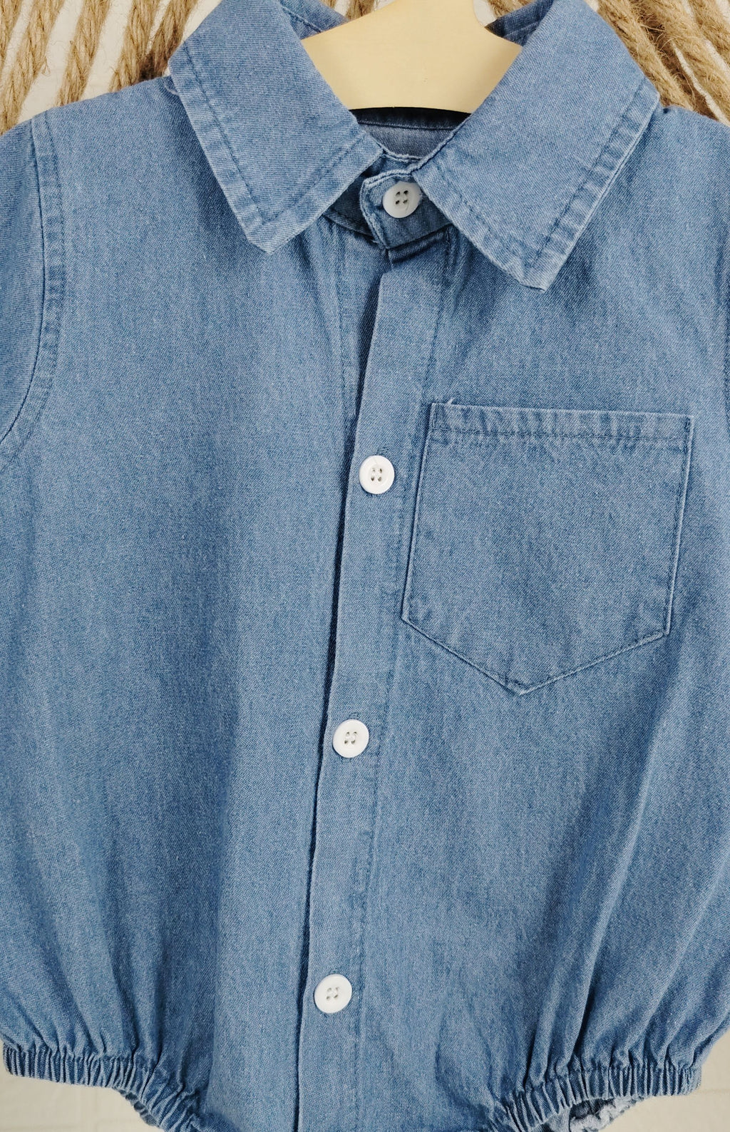 Blue Jeans Romper