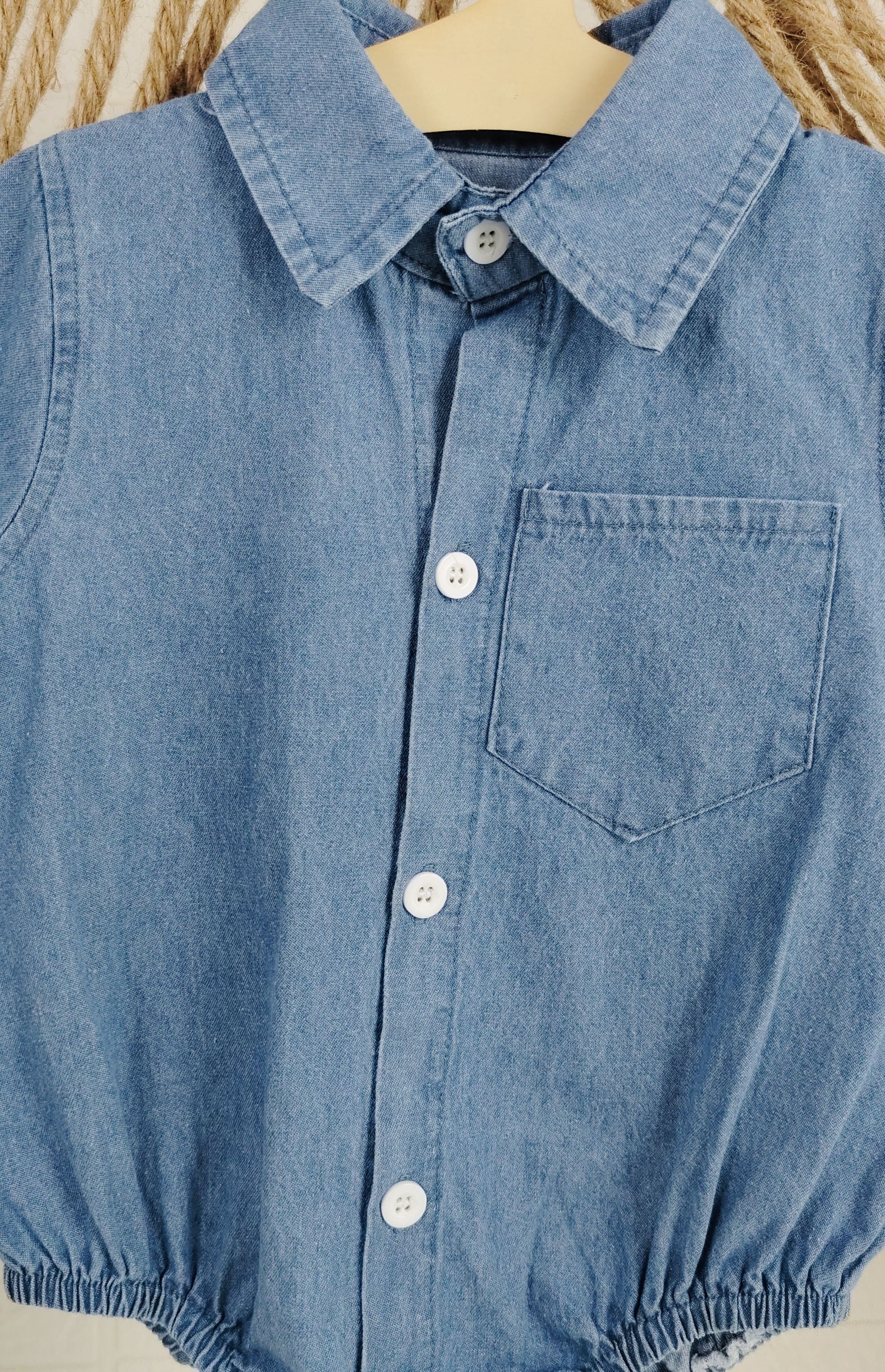 Blue Jeans Romper