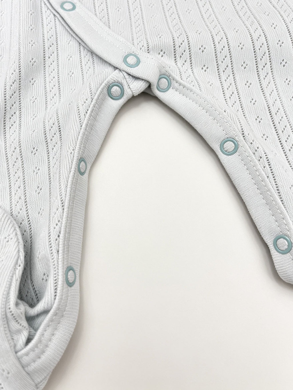 Light Blue Bear GOTS™ Certified Organic Cotton Footed Overall