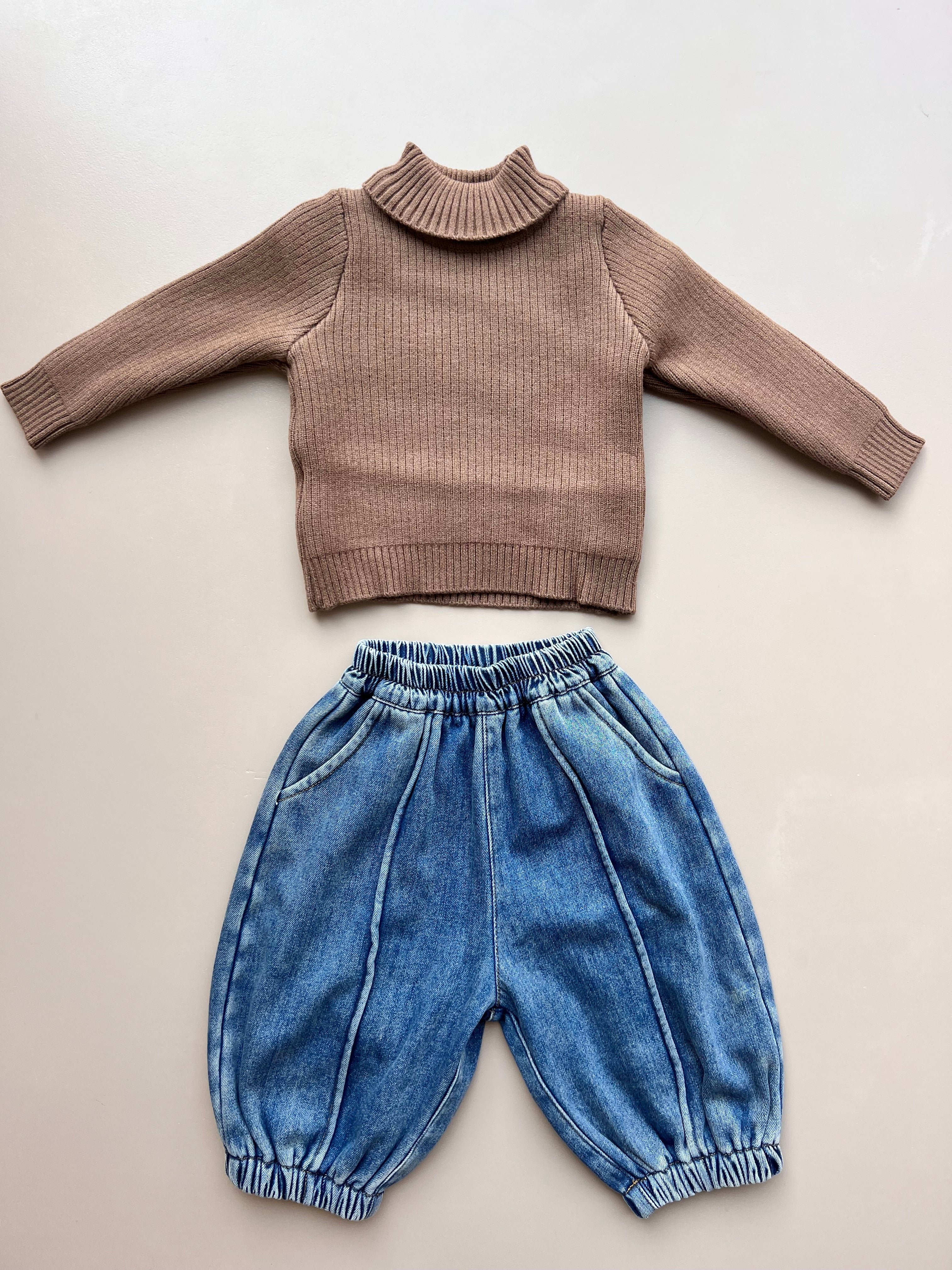 Blue Denim Jeans Fur Inside