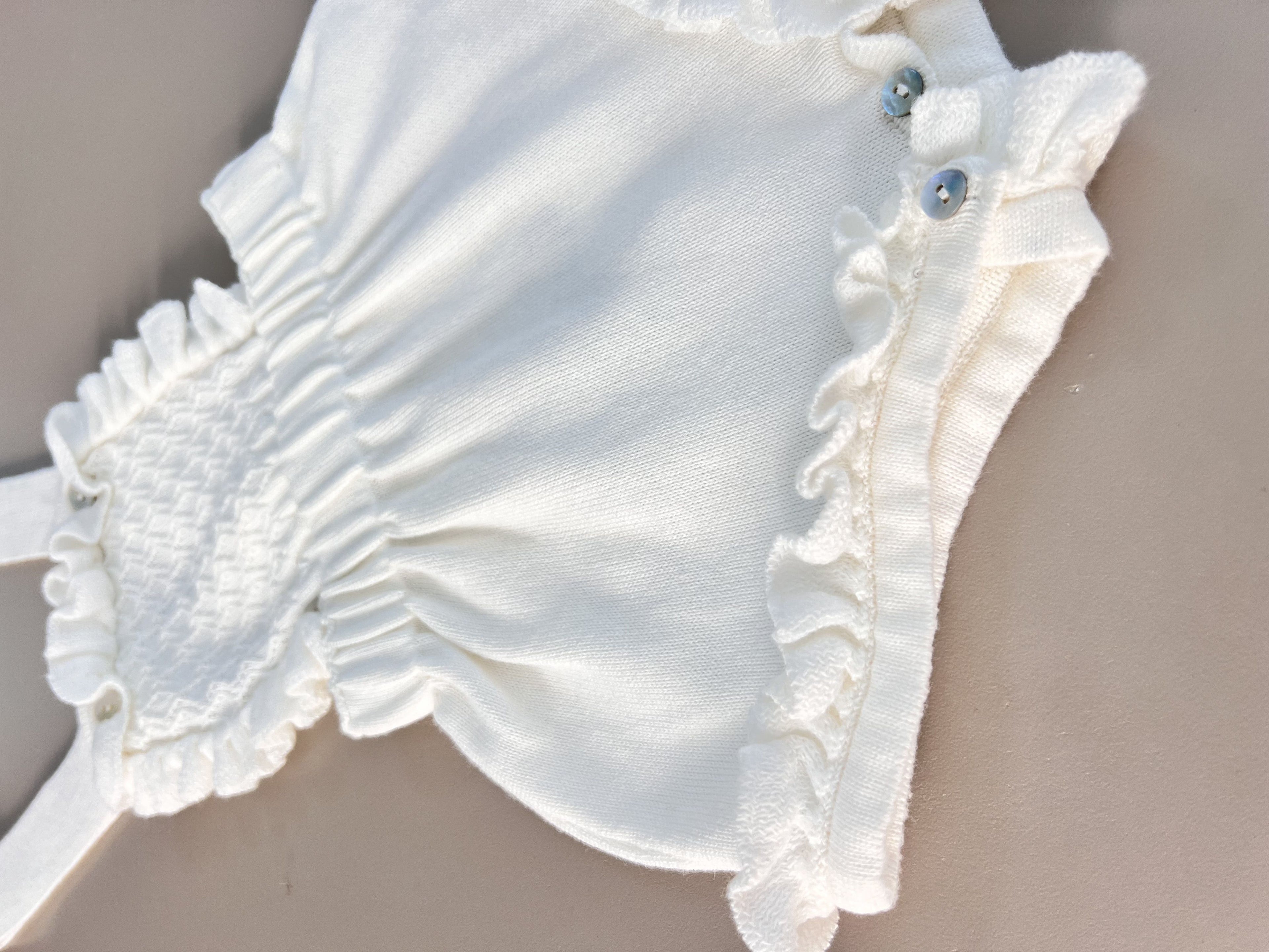 EAC Organic Cotton Knitted Salopettes With Jacket and Hat